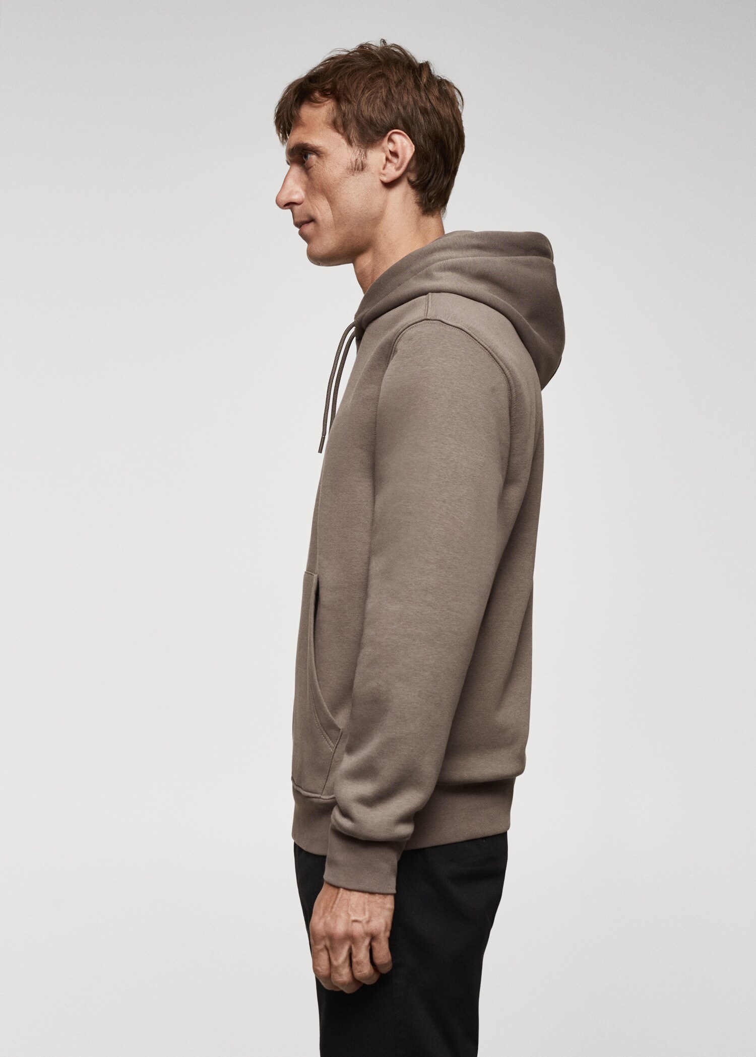 Kangaroo hooded cotton sweatshirt - Details of the article 2