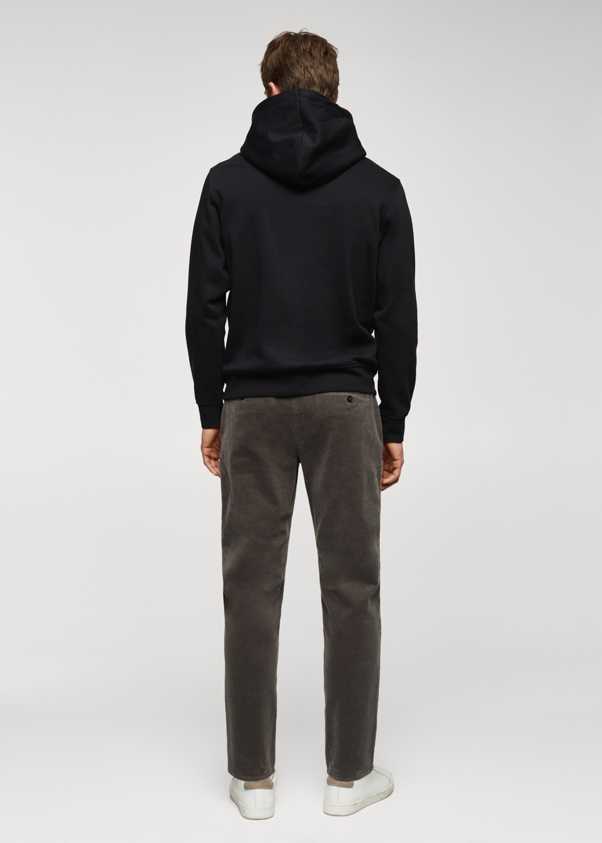 Sudadera algodón capucha canguro - Reverso del artículo