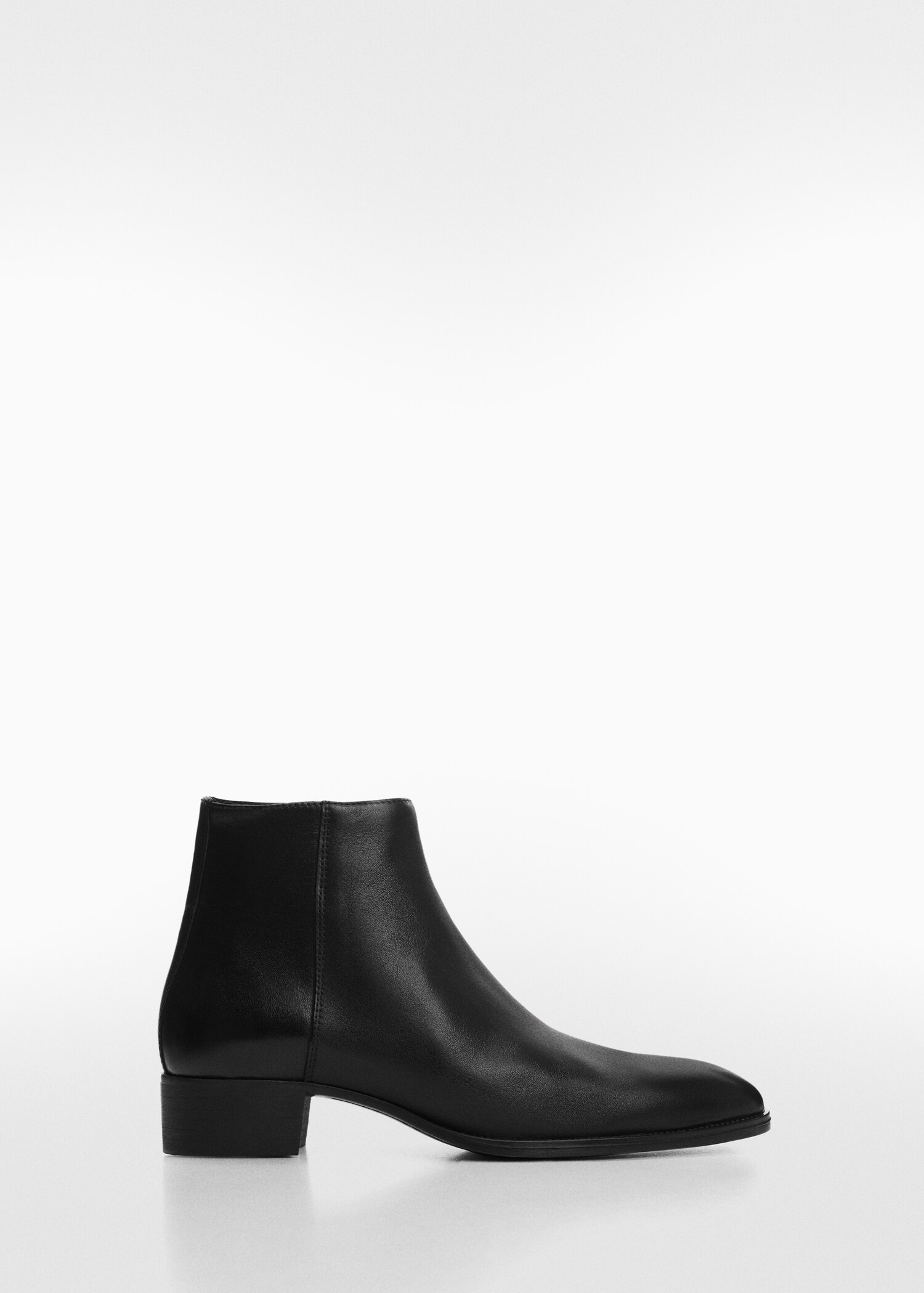 Heel leather ankle boot - Article without model