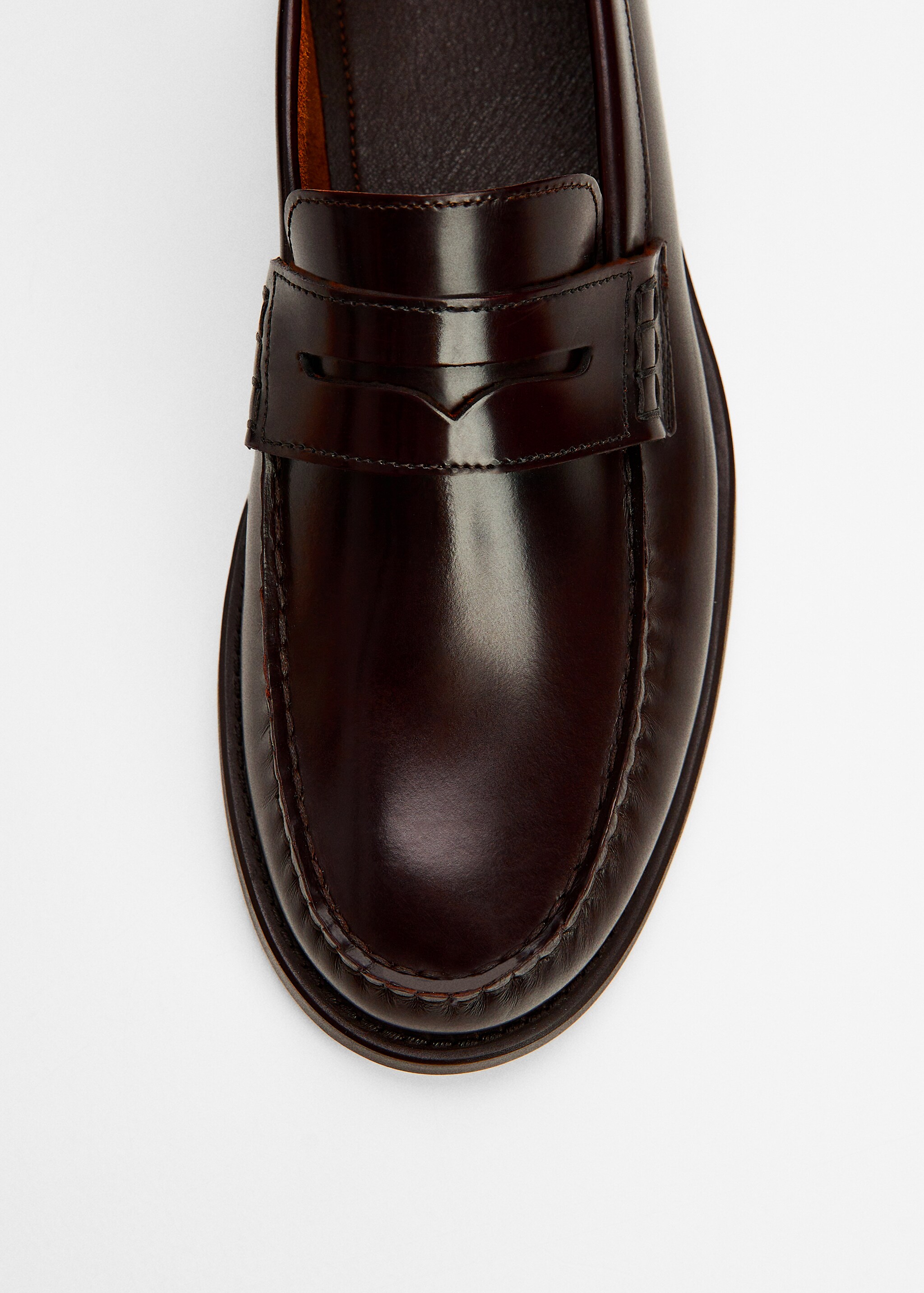 Leather penny loafers - Details of the article 2