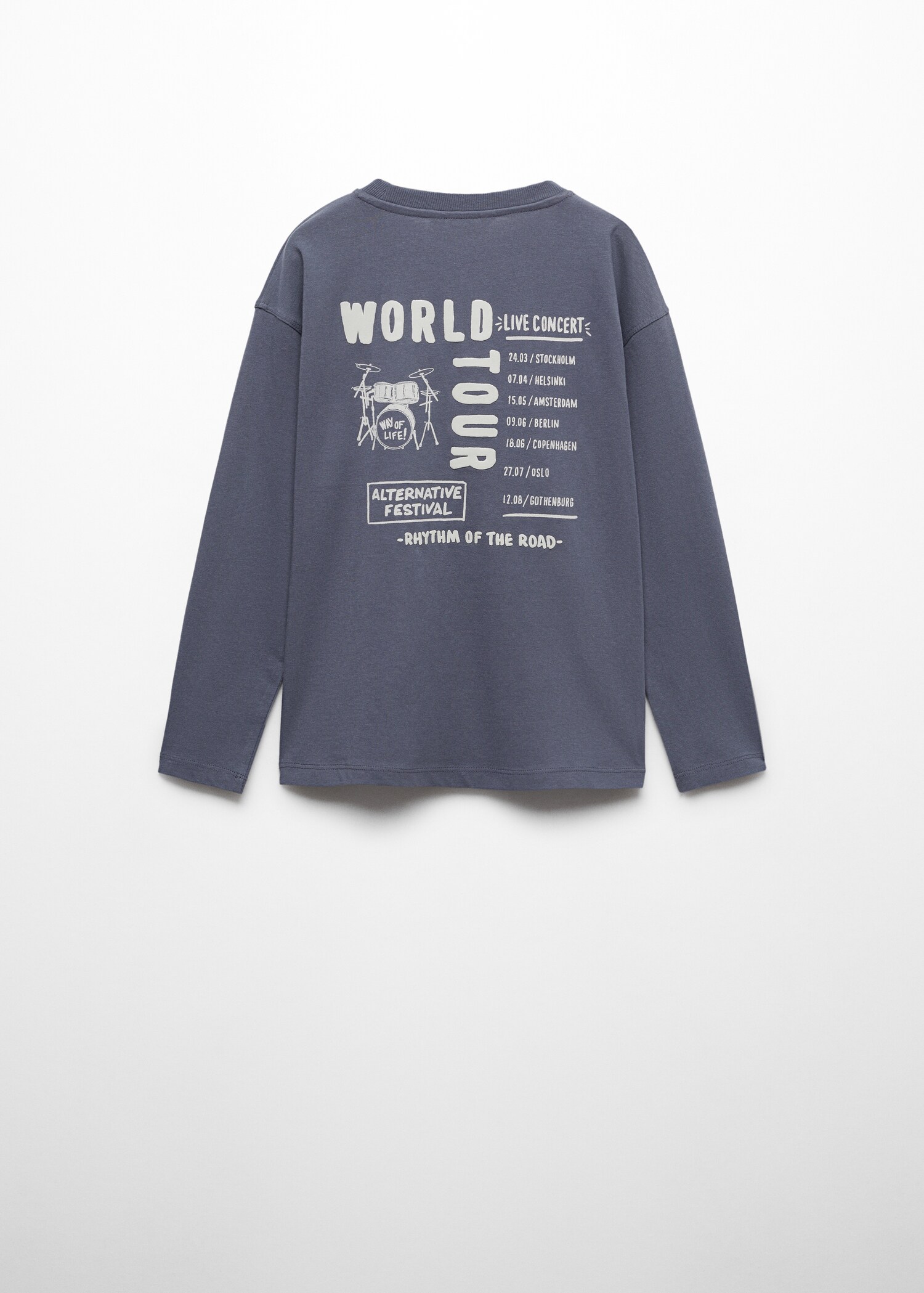 T-shirt message imprimé - Verso de l’article
