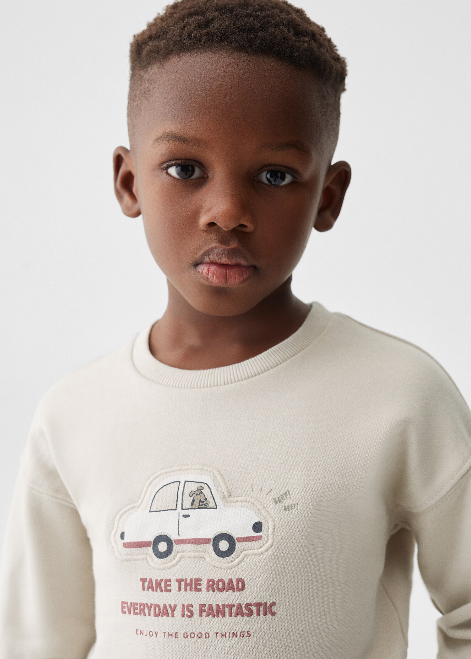 Sweat-shirt coton imprimé - Détail de l'article 1