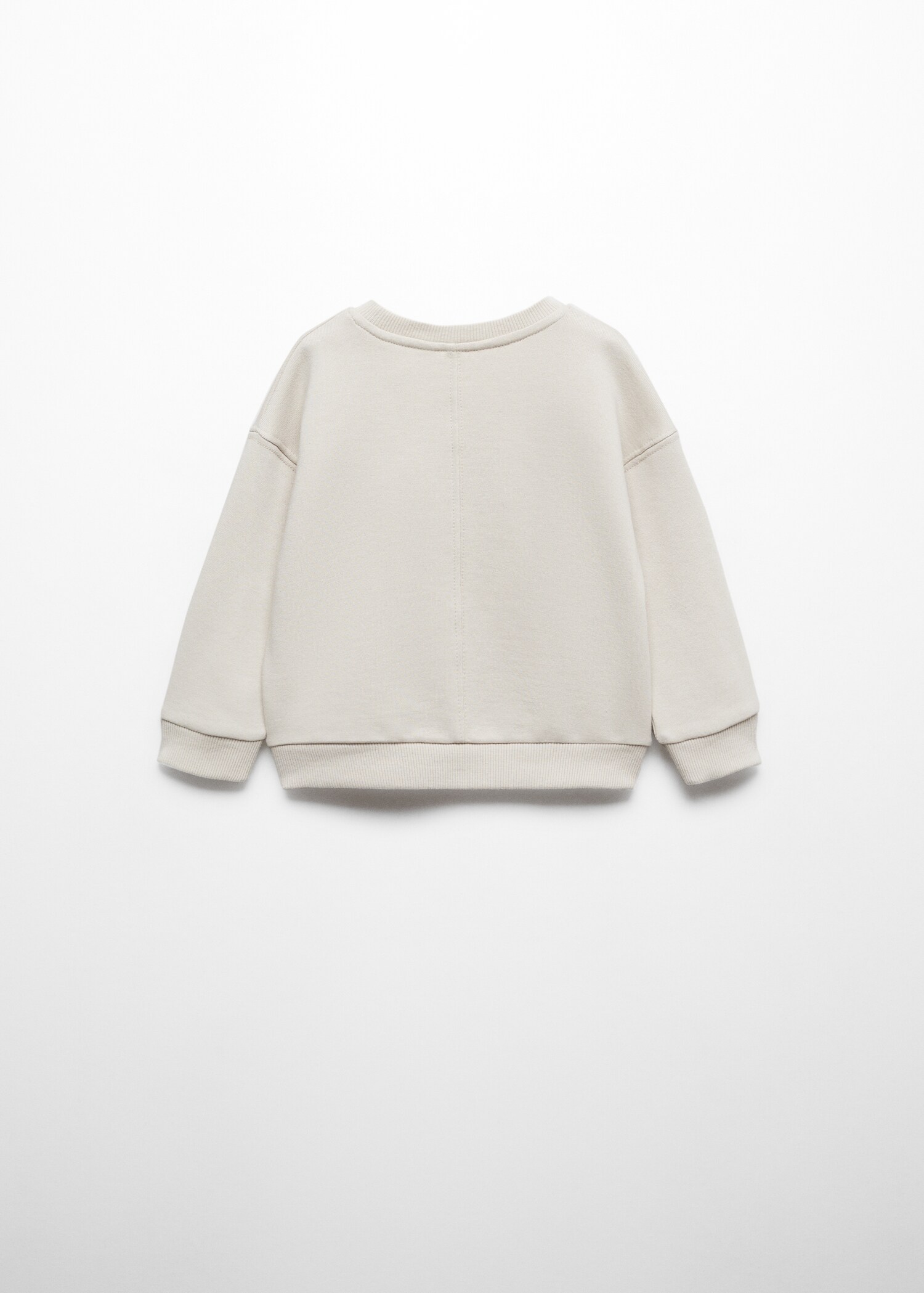 Sweat-shirt coton imprimé - Verso de l’article