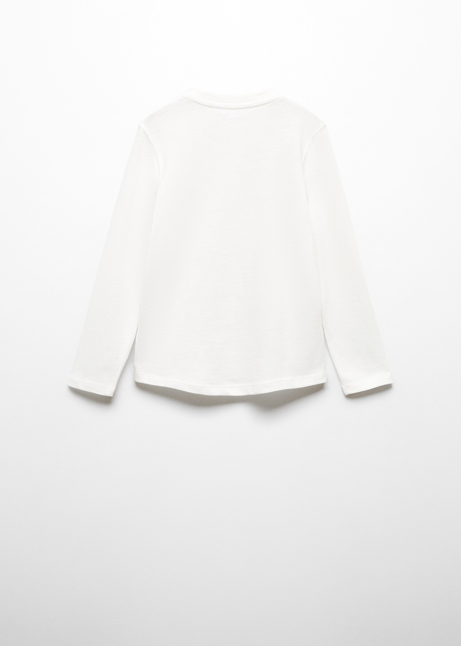 Buttoned long sleeve t-shirt - Обратна страна на артикула
