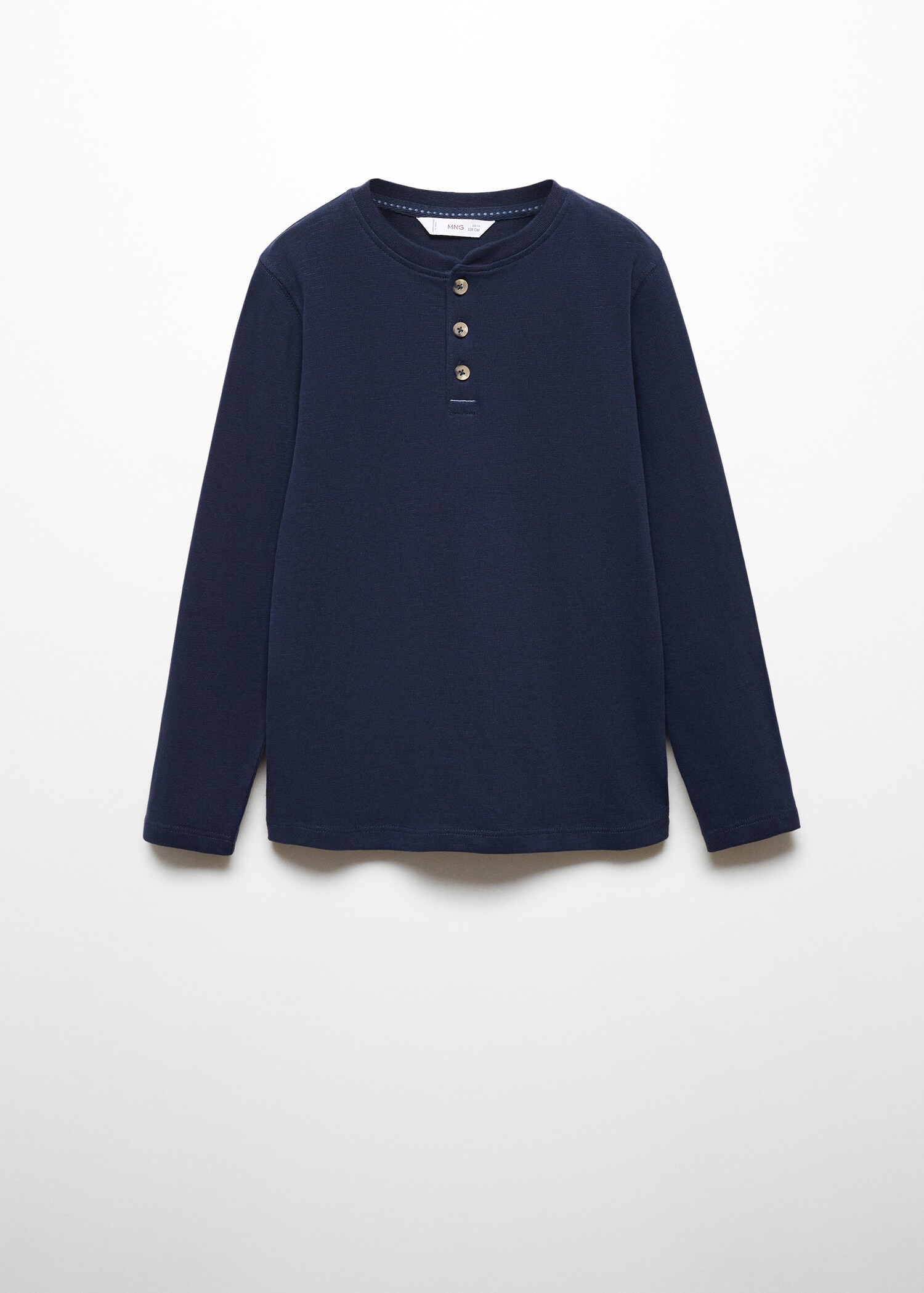 Buttoned long sleeve t-shirt - Артикул без модел