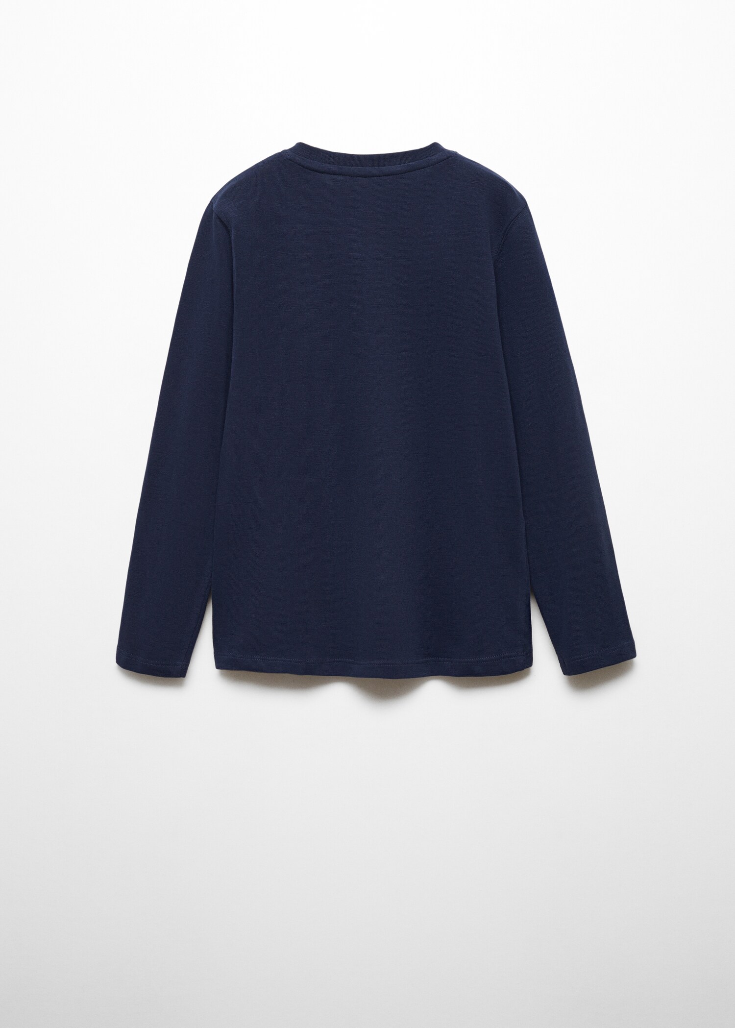 Buttoned long sleeve t-shirt - Обратна страна на артикула