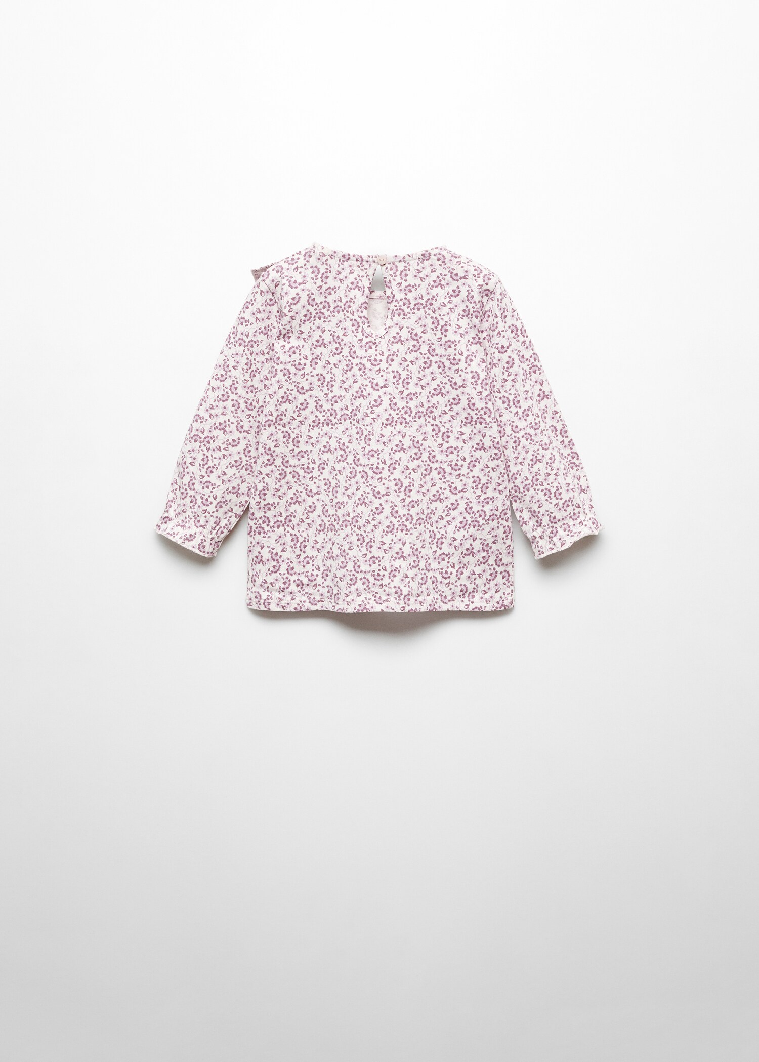 Printed long sleeve t-shirt - Обратна страна на артикула