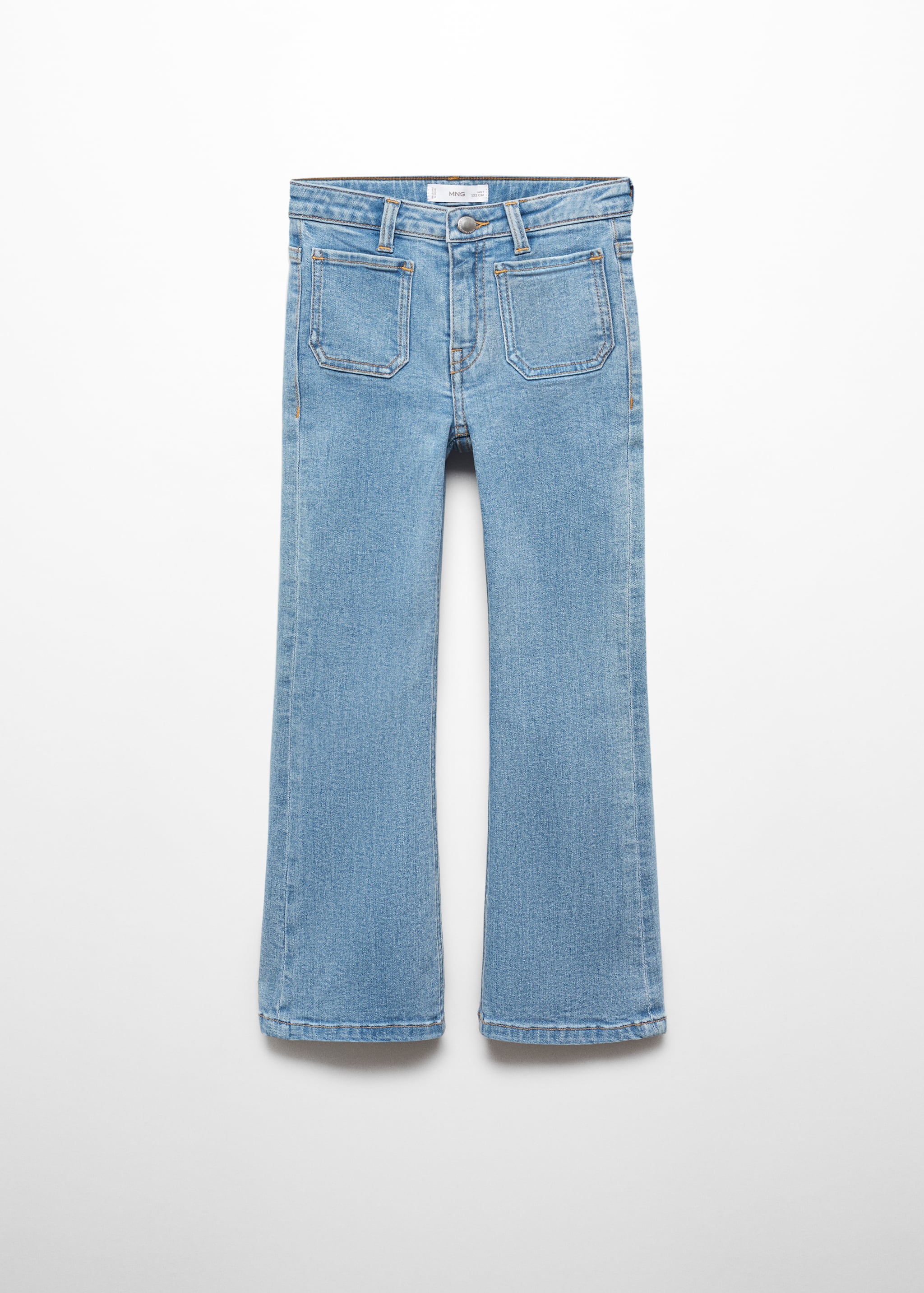 Flared jeans with pocket - Article without model