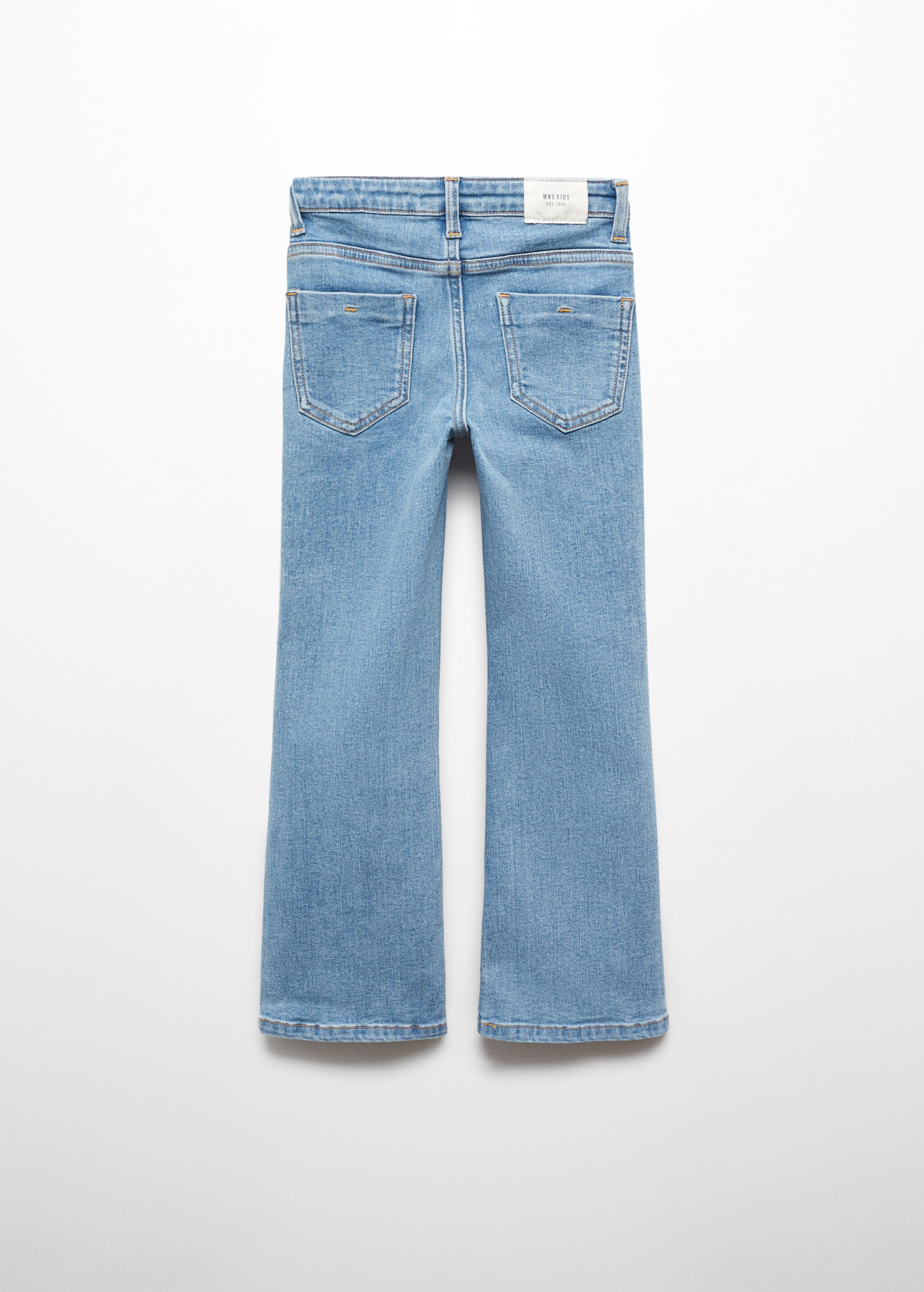 Flared jeans with pocket - Reverse of the article