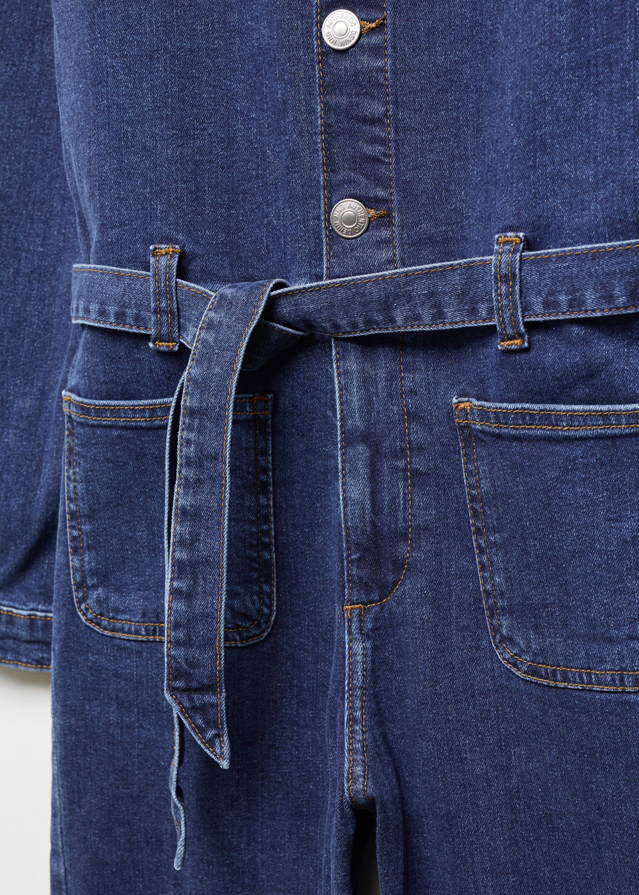 Denim jumpsuit buttons - Details of the article 8