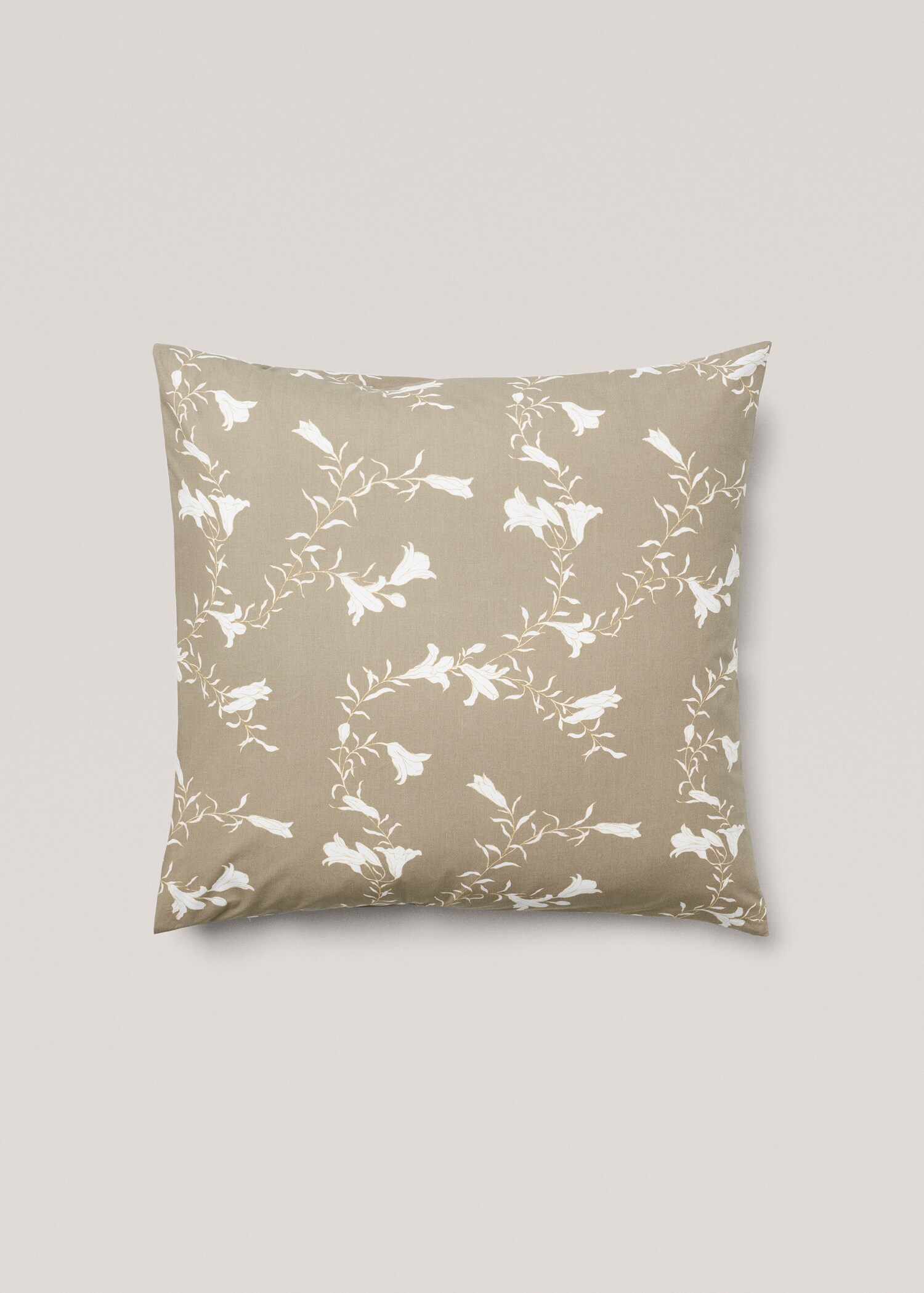 Contrast floral pillowcase 60x60cm - Article without model