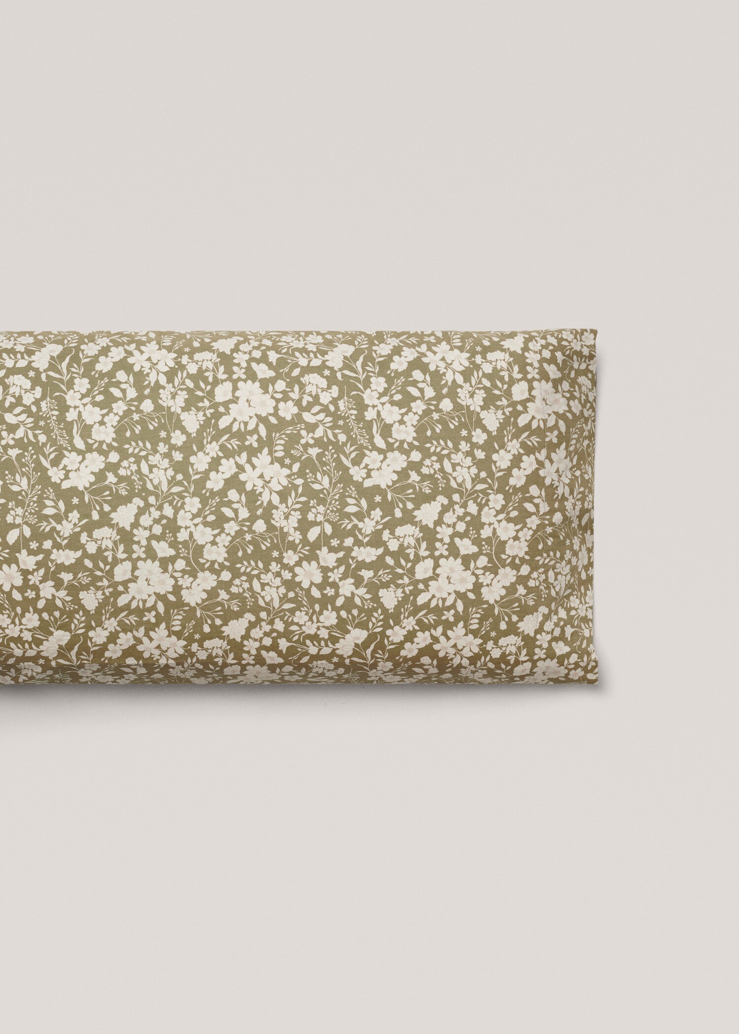 Poszewka na poduszkę z bawełny w drobne kwiaty 45 x 110 cm - Artykuł bez modela/modelki