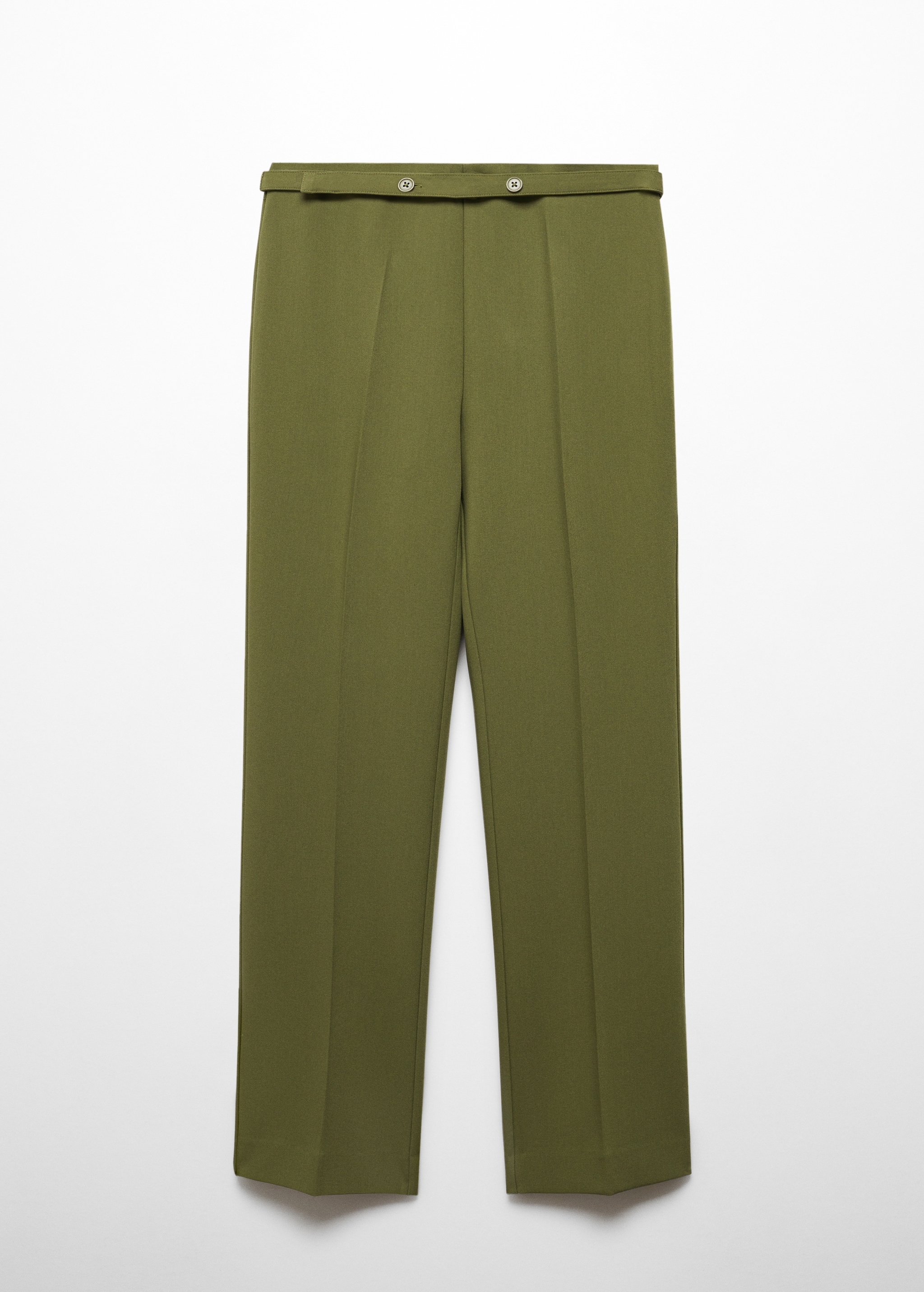 Belt straight-fit pants - Article without model