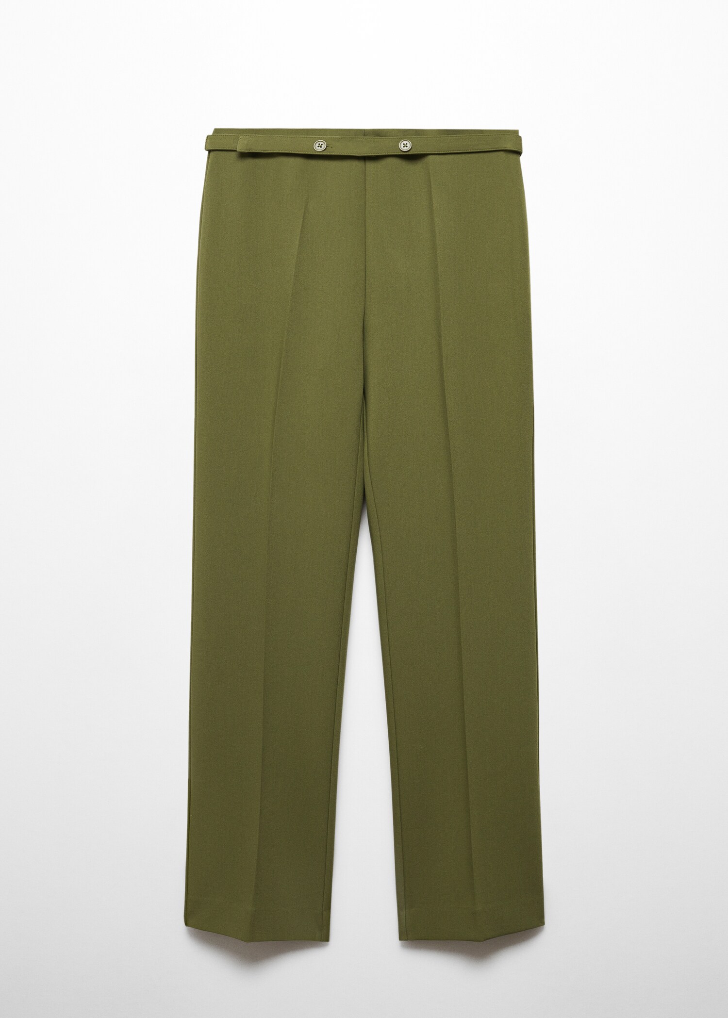 Belt straight-fit trousers - Article without model