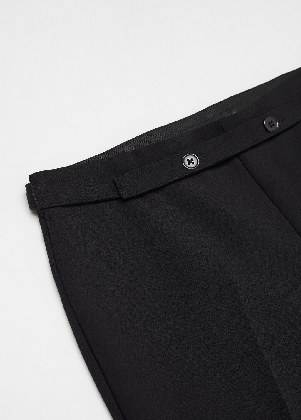 Black trousers mango hot sale