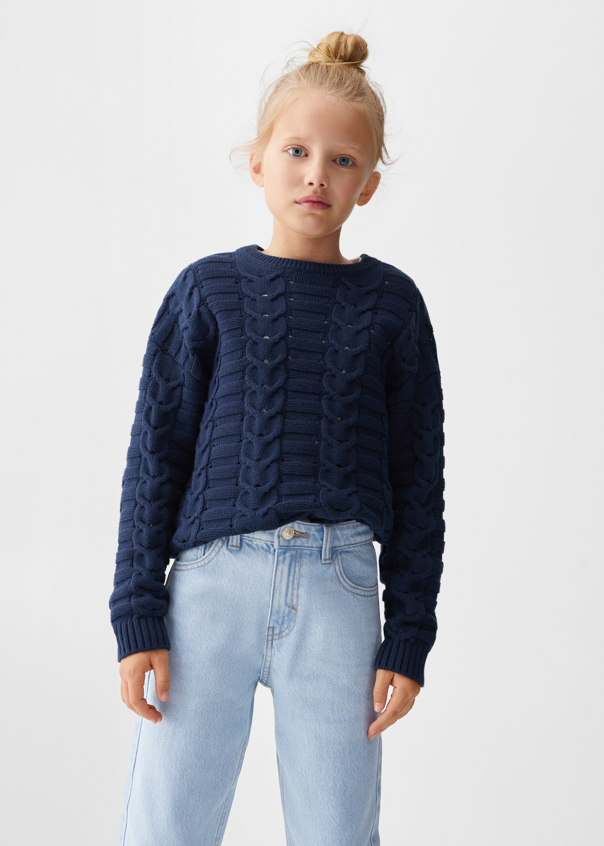 Jeans mom-fit cotone - Piano medio