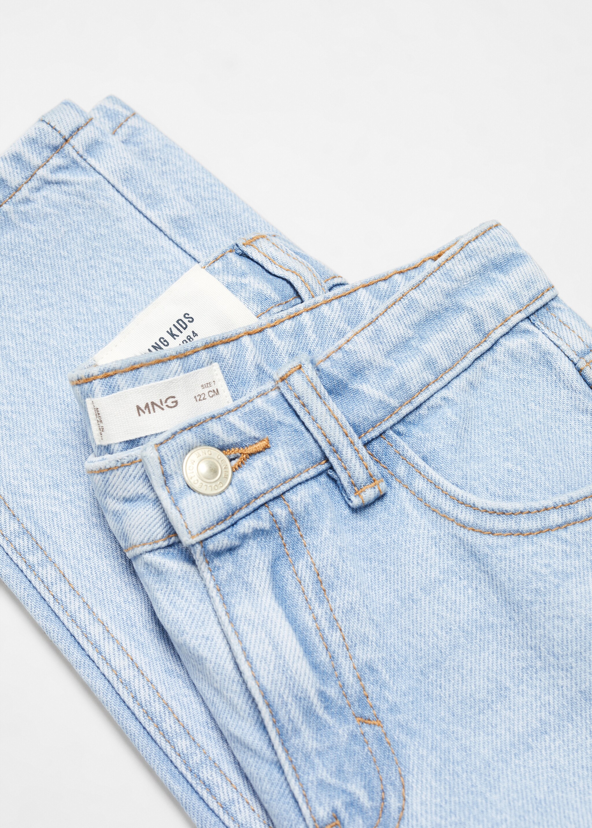 Cotton mom-fit jeans - Details of the article 8