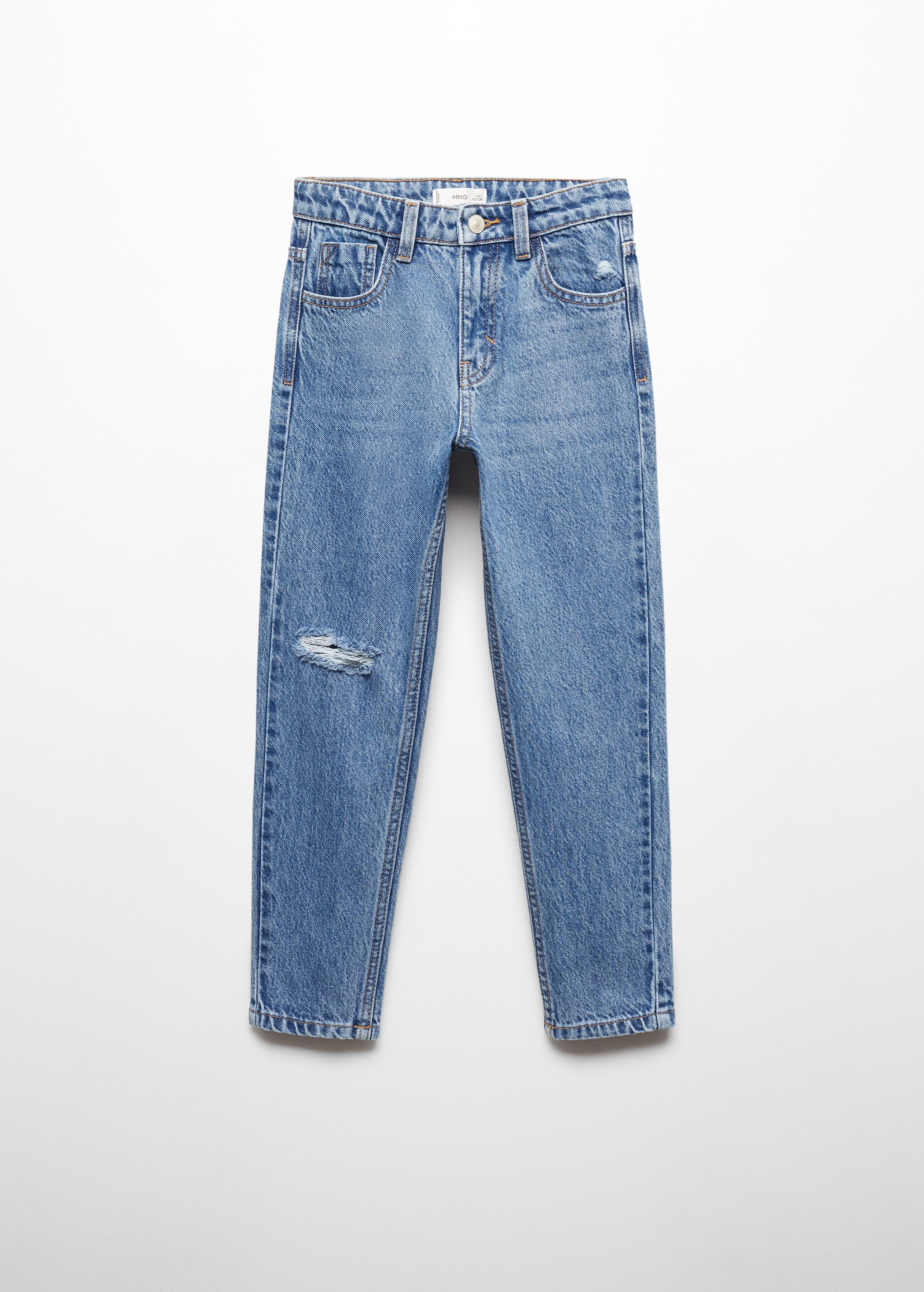 Jeans mom-fit cotone - Articolo senza modello