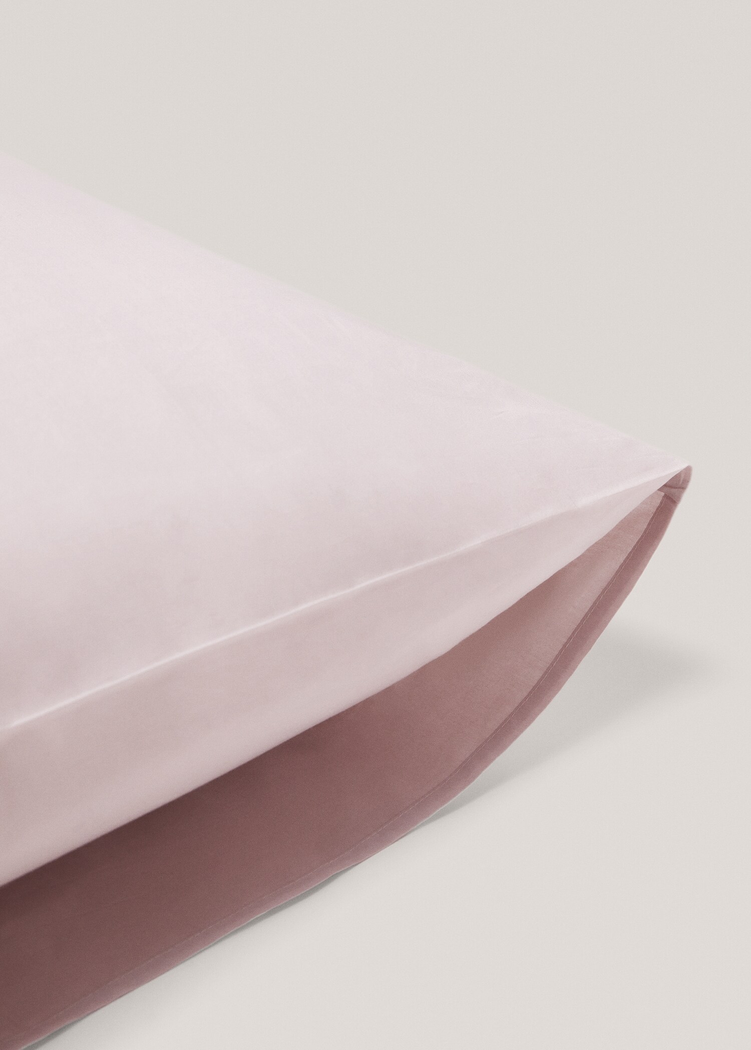 Taie d'oreiller percale de coton (300 fils) 60 x 60 cm - Détail de l'article 2