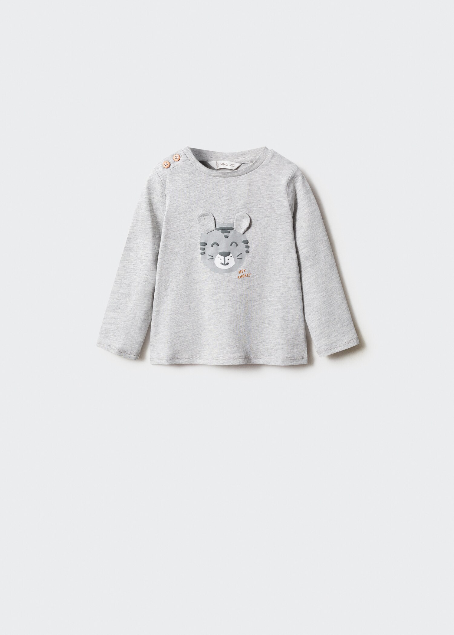 Katoenen T-shirt met print - Artikel zonder model
