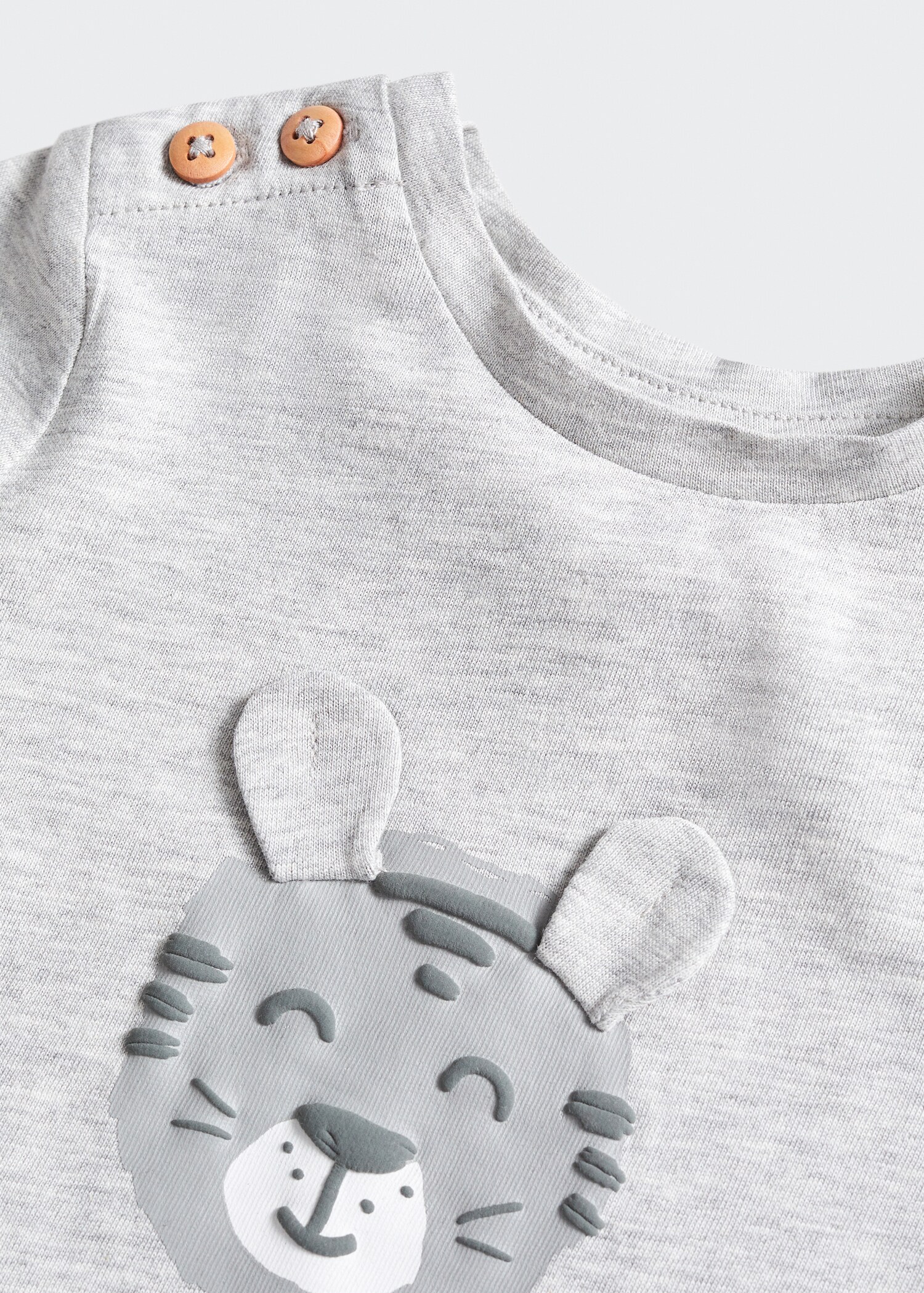 Katoenen T-shirt met print - Detail van het artikel 0