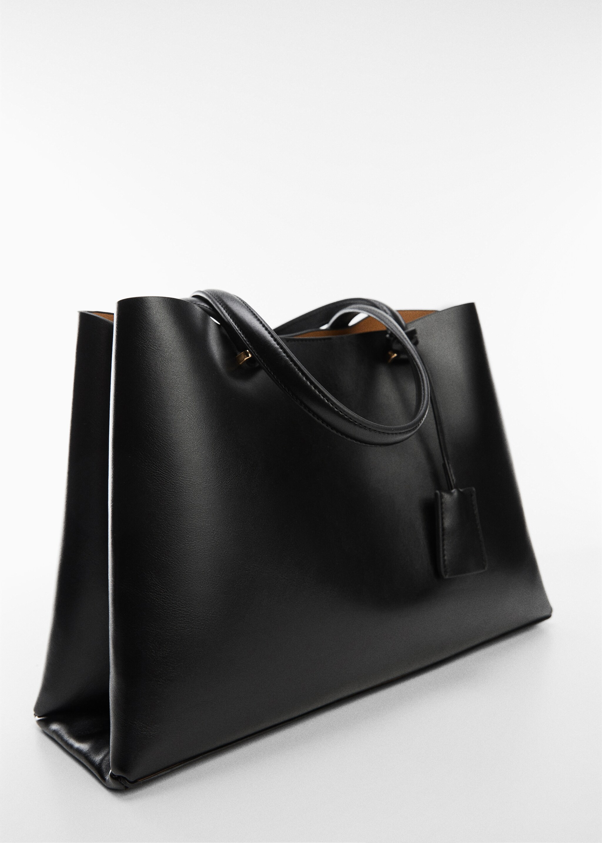 Shopper bag with dual compartment - Medium plane