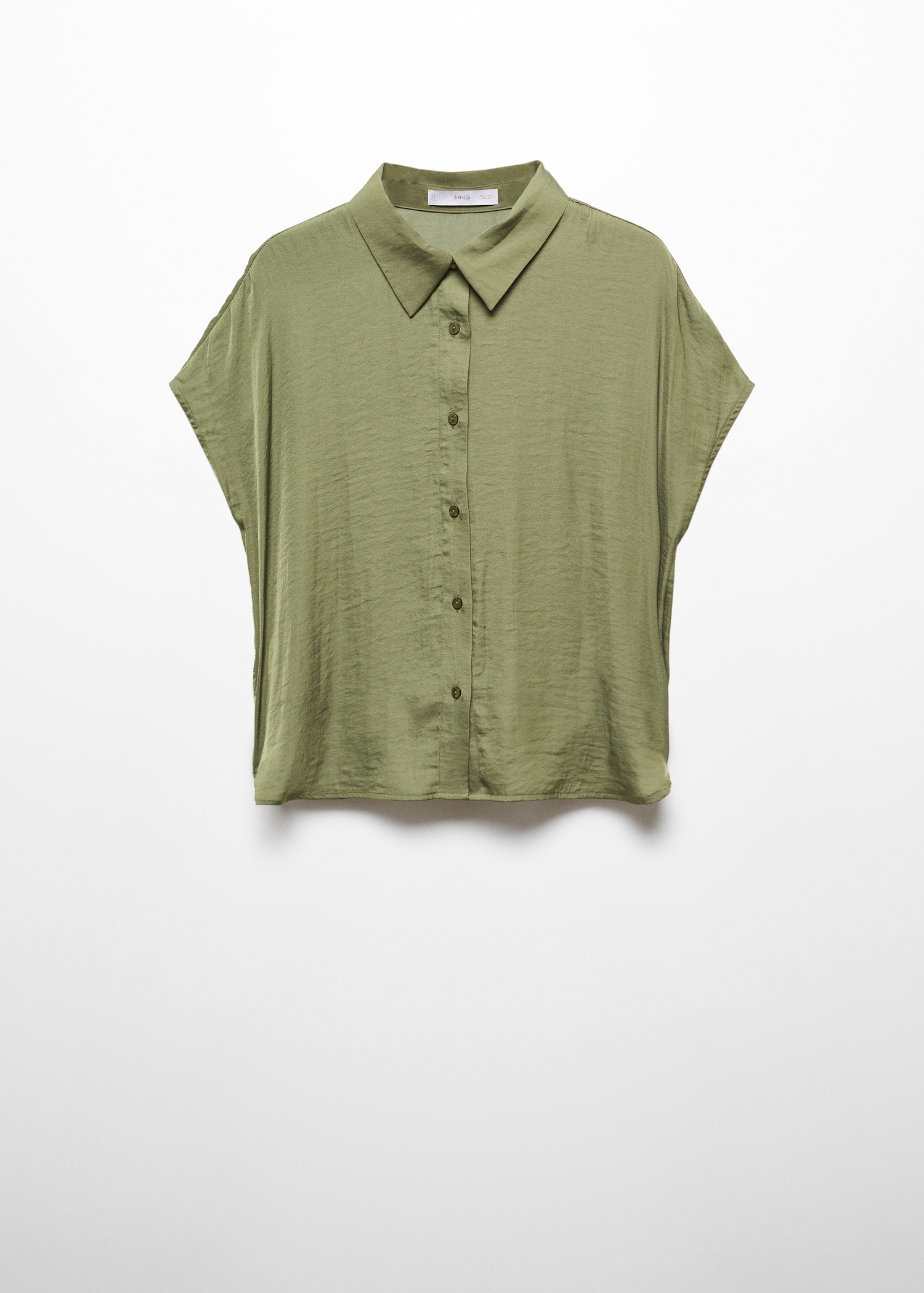 Chemise satinée manches courtes - Article sans modèle