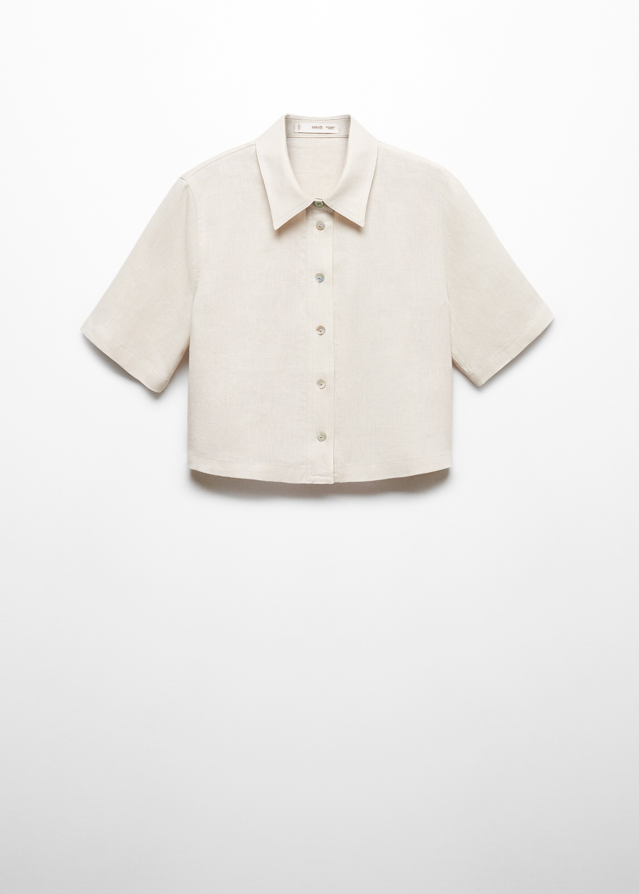 Camisa manga corta lino - Artículo sin modelo