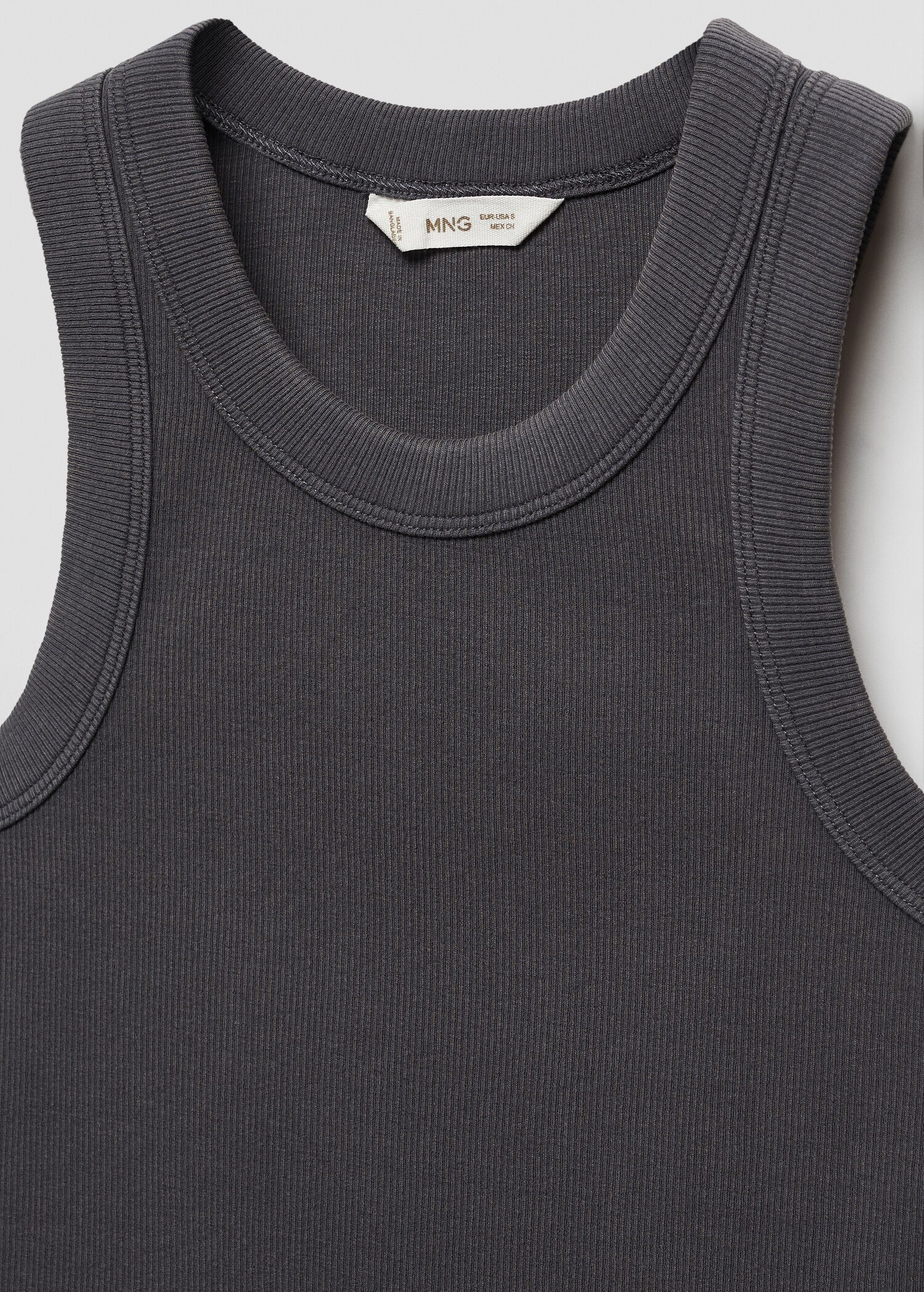 Geripptes Top aus Baumwoll-Mix - Detail des Artikels 8