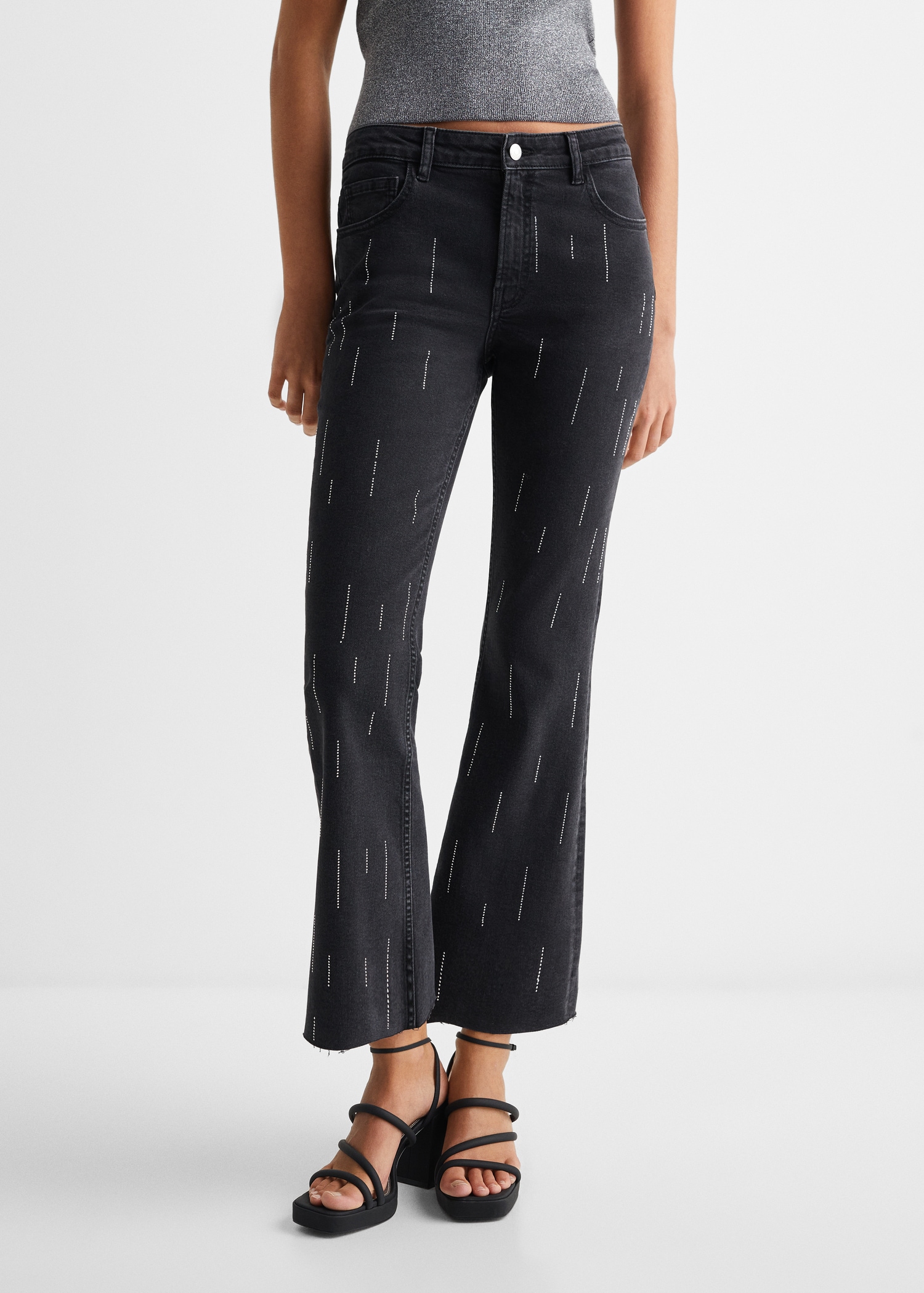 Jeans flare strass - Detalle del artículo 6