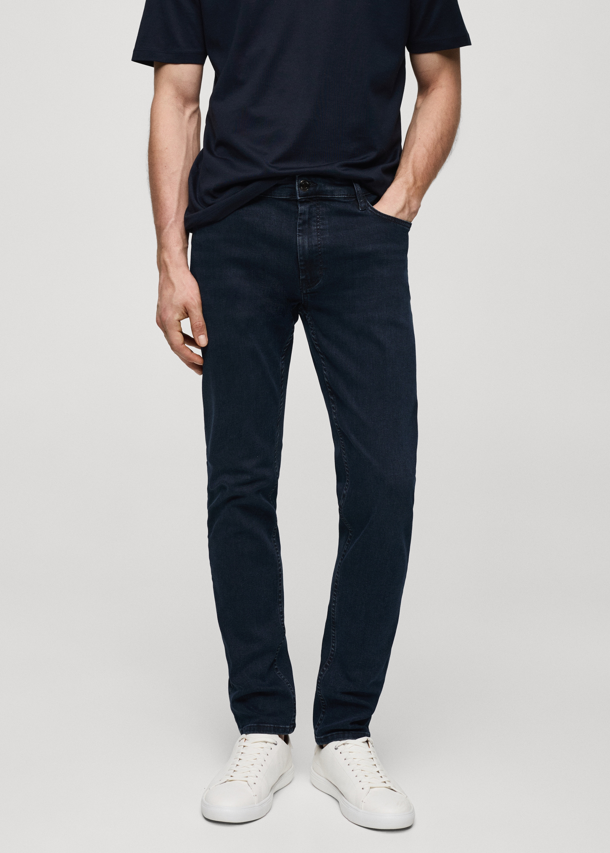 Patrick ultra Soft Touch slim fit jeans - Middenvlak