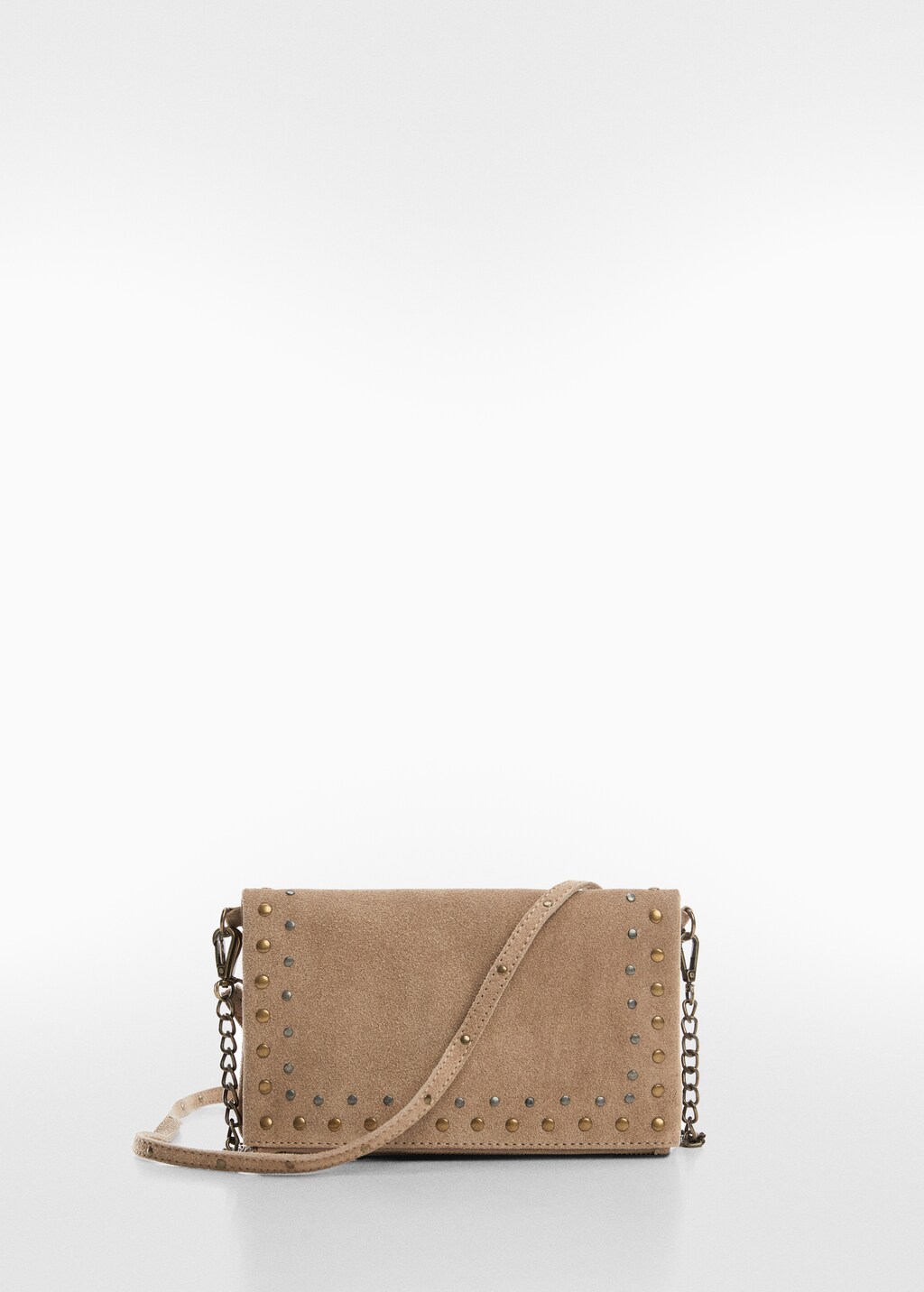 Bolso piel tachuelas