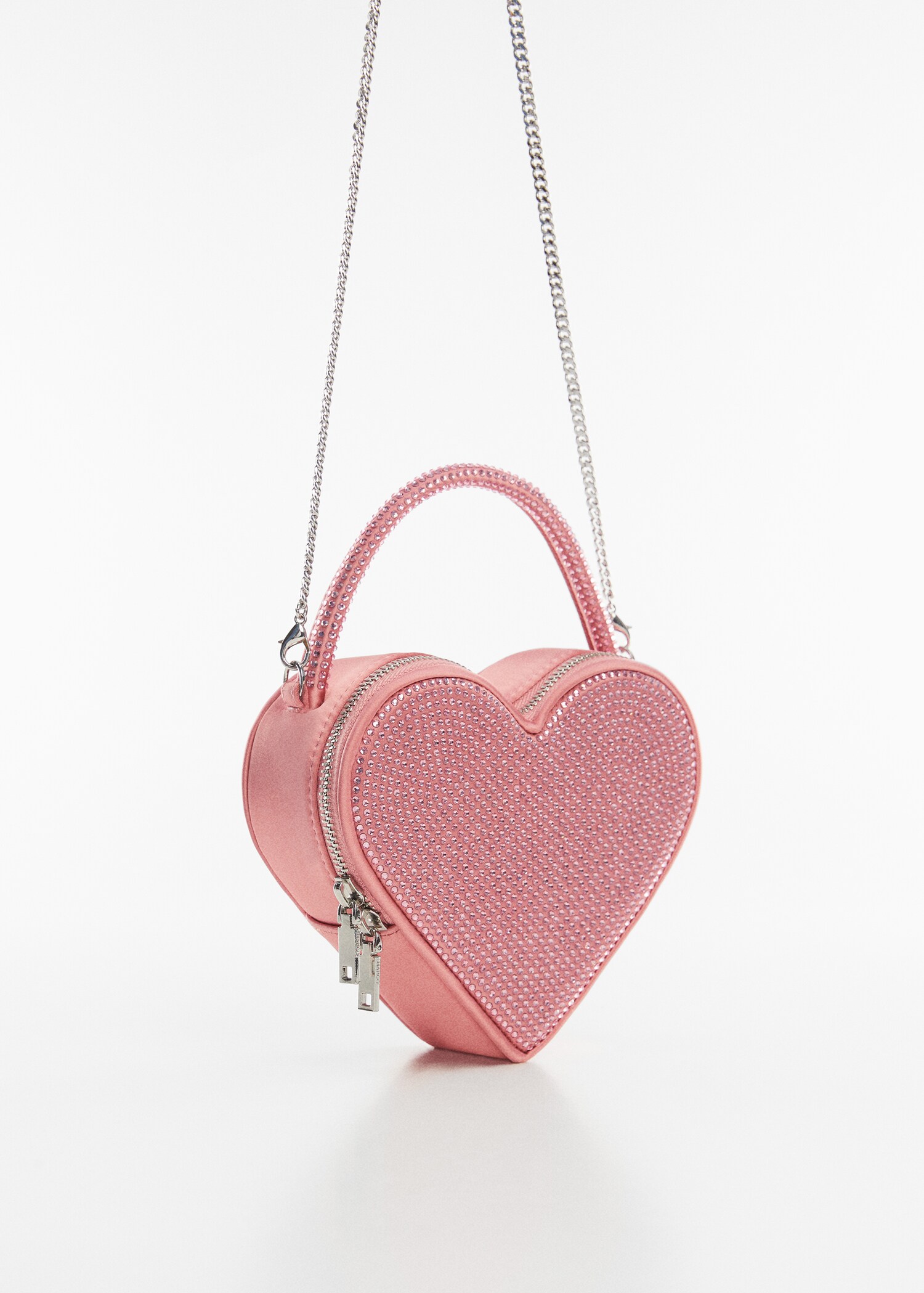 Crystal heart bag - Medium plane