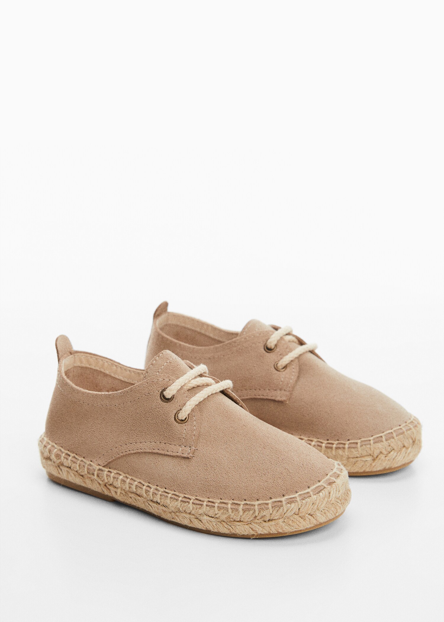 Laces suede espadrilles - Medium plane