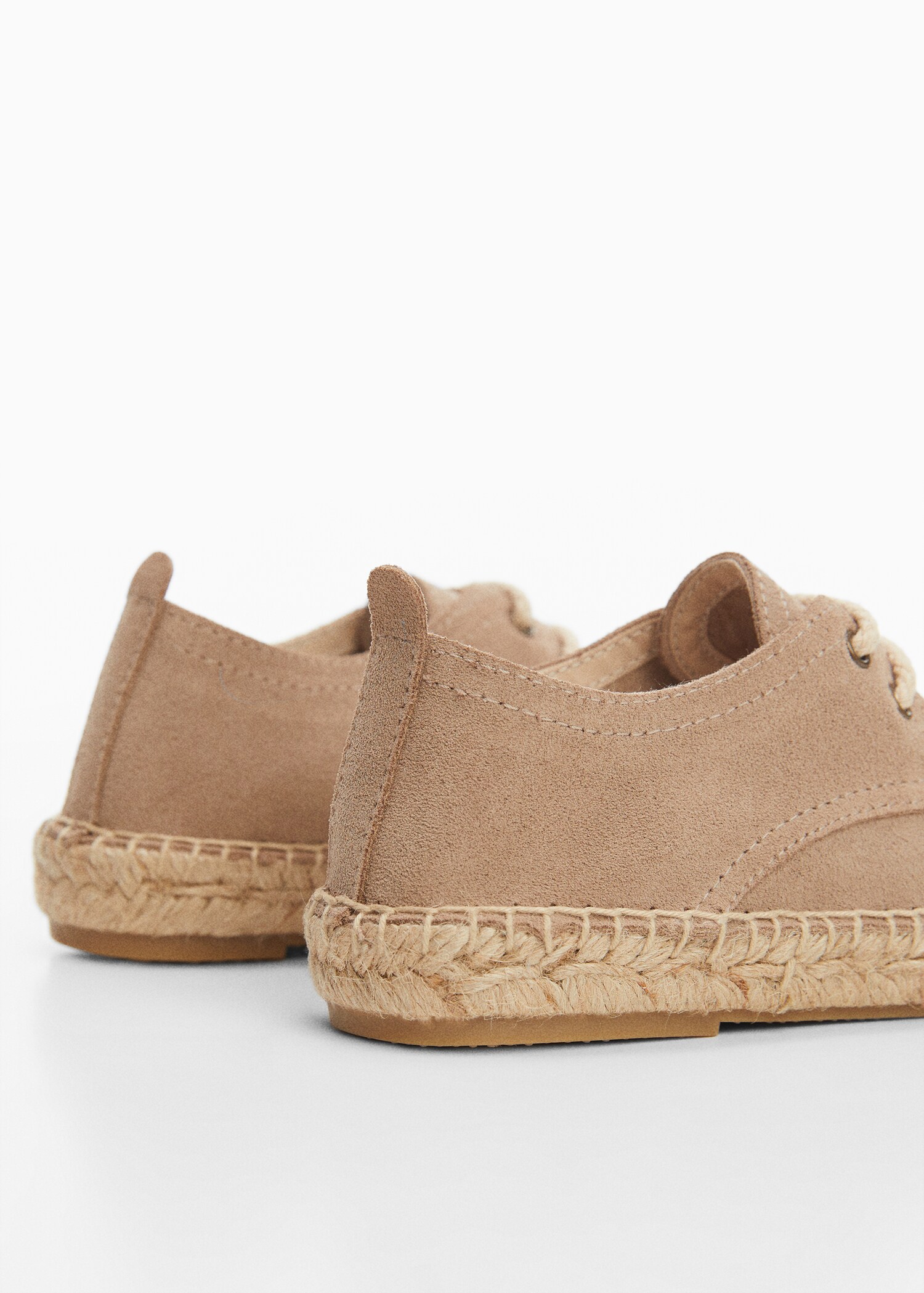 Laces suede espadrilles - Details of the article 1