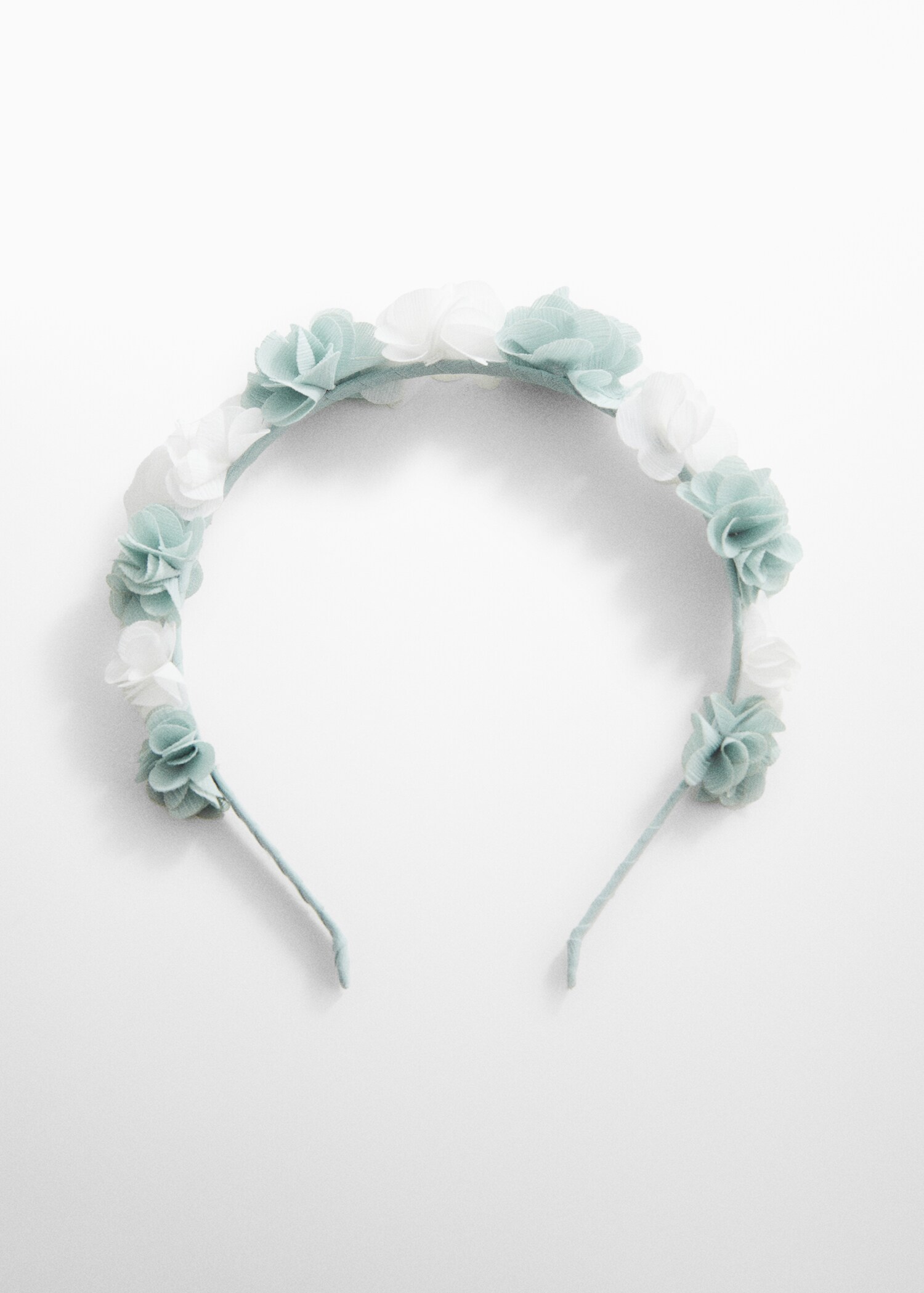 Headband with embossed flowers - Article without model