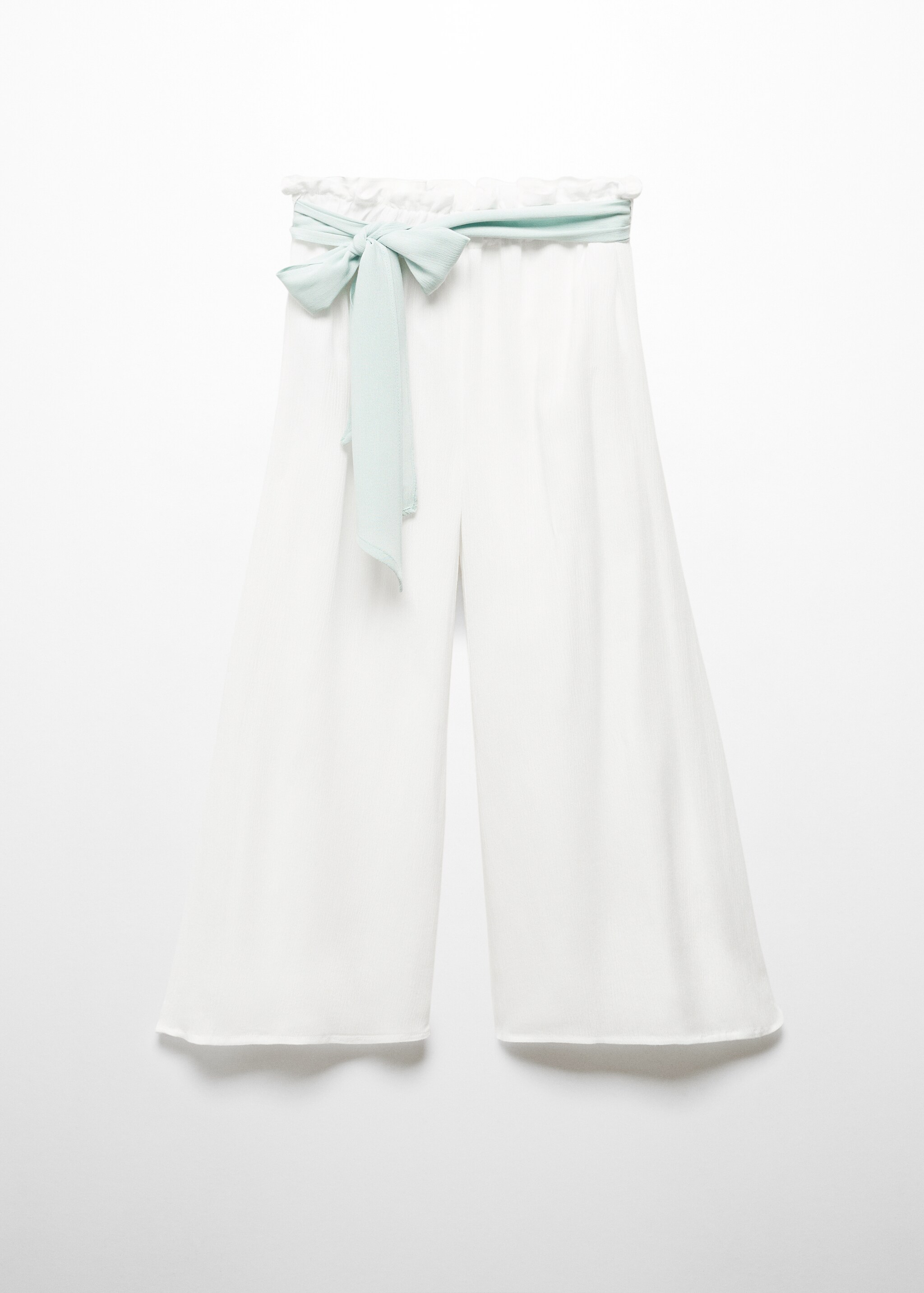 Cheesecloth trousers with bow - Article without model