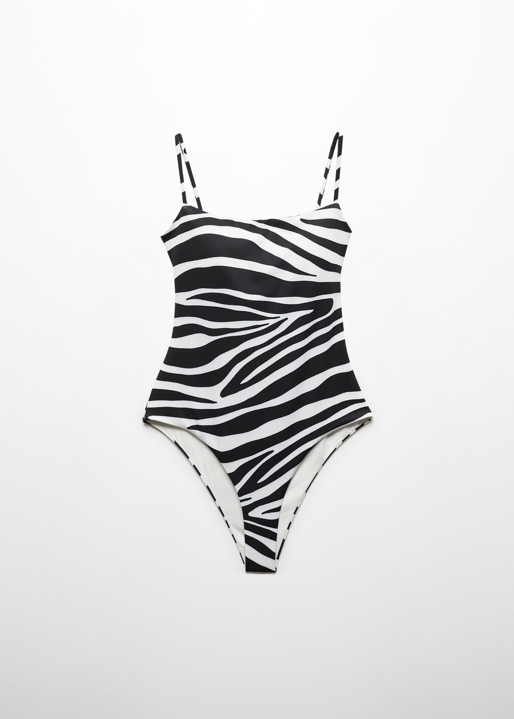 Black and white leopard print swimsuit sales