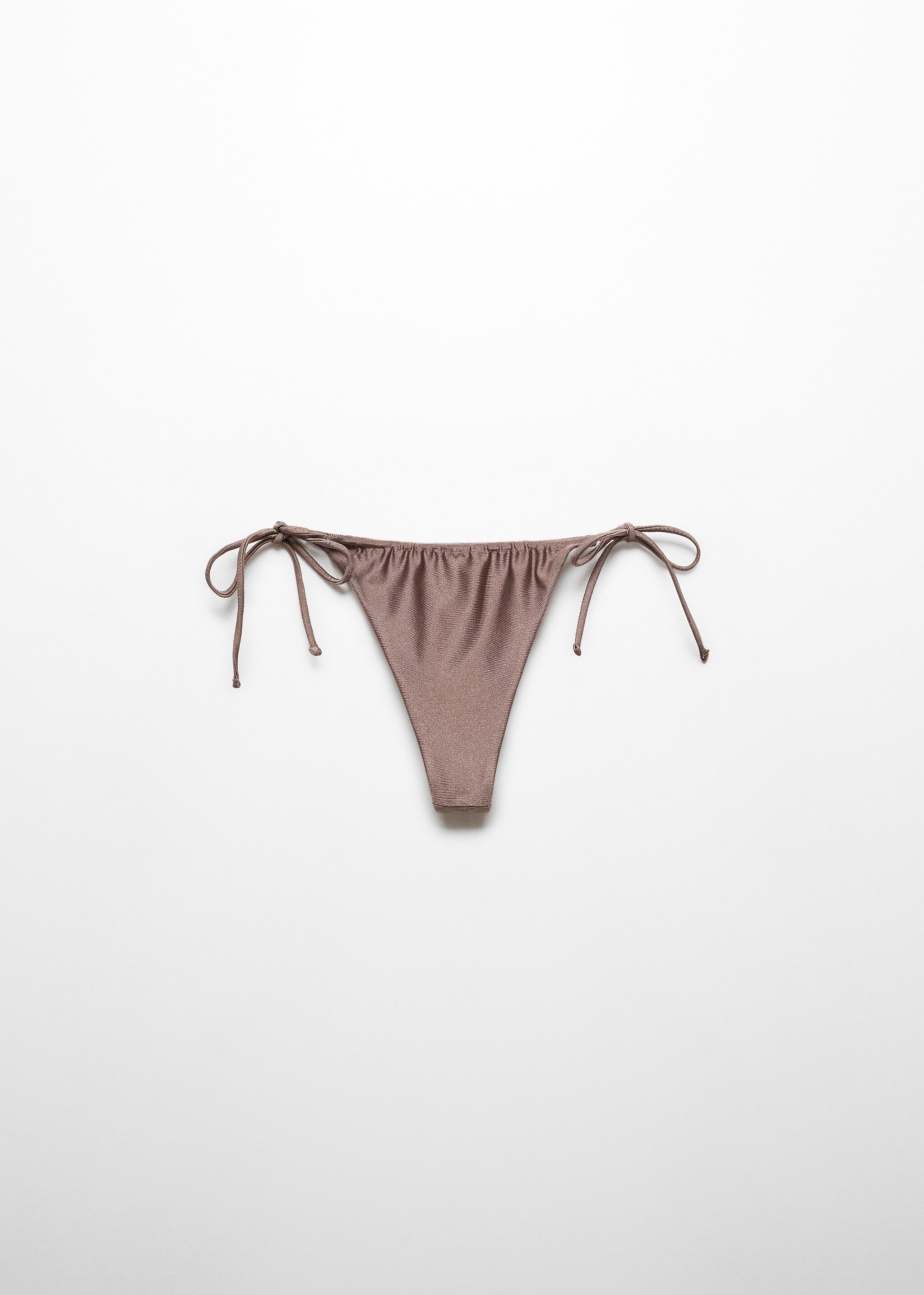 Figi bikini brazylijskie błyszczące - Artykuł bez modela/modelki, Jasny/Pastelowy brąz. Ref: 67034014-00.