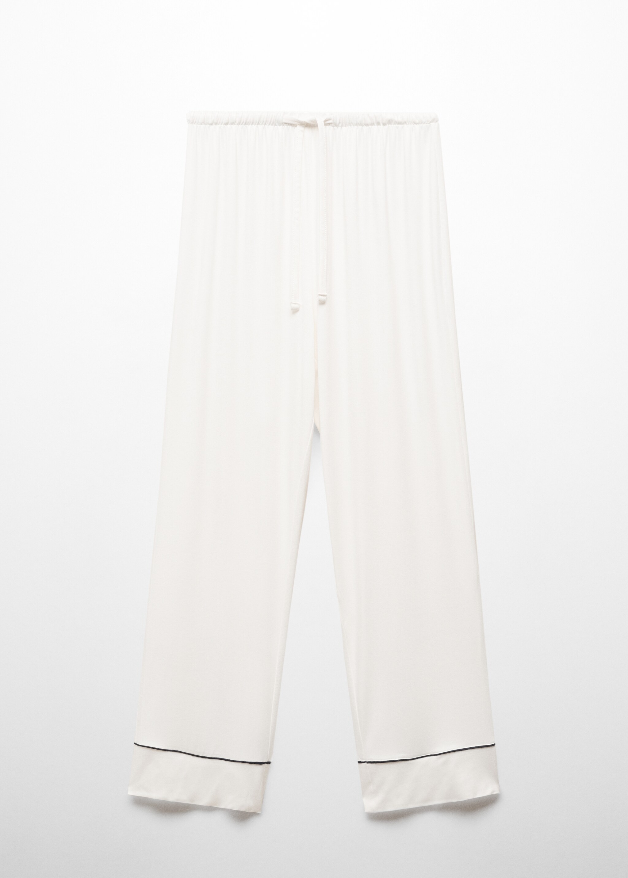 Pyjama trousers with trim - Article without model