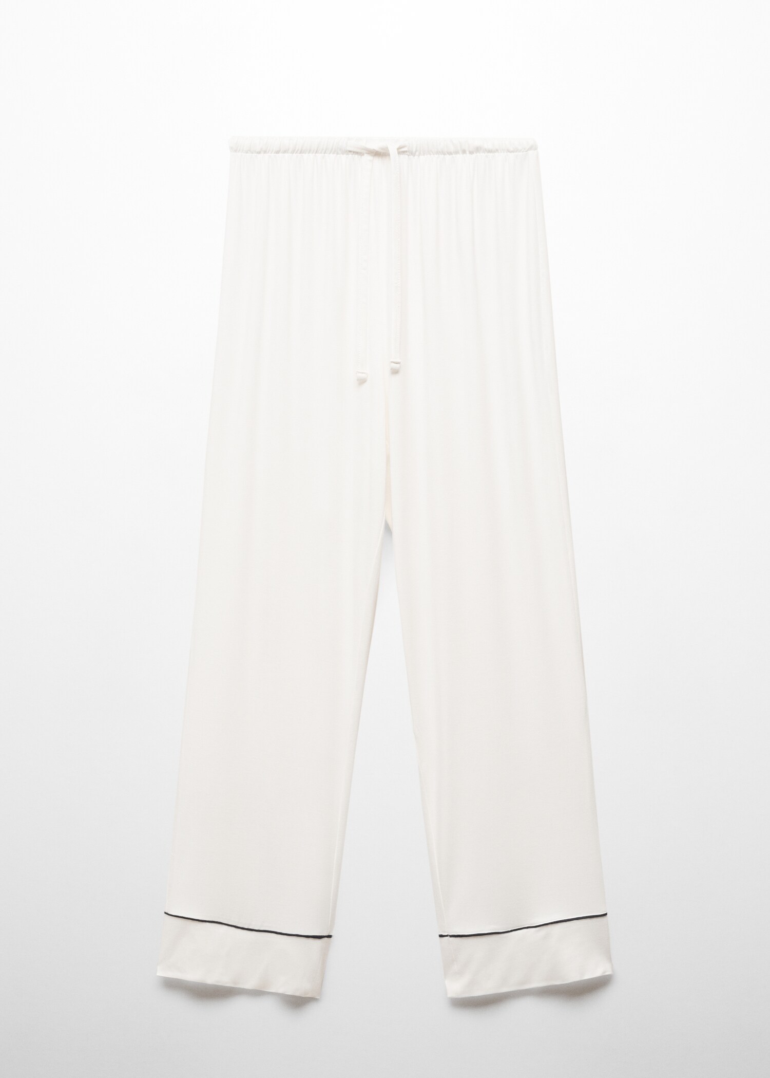 Pyjama trousers with trim - Article without model