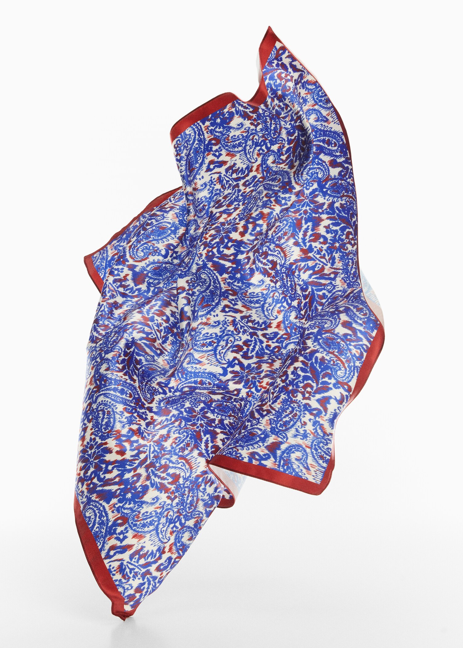 Paisley print scarf - Medium plane