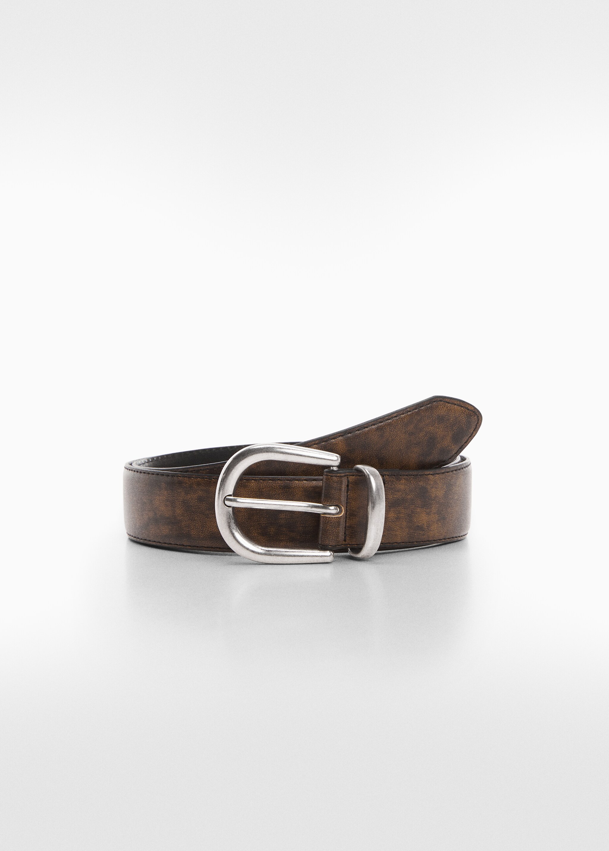 Faux-leather belt - Article without model