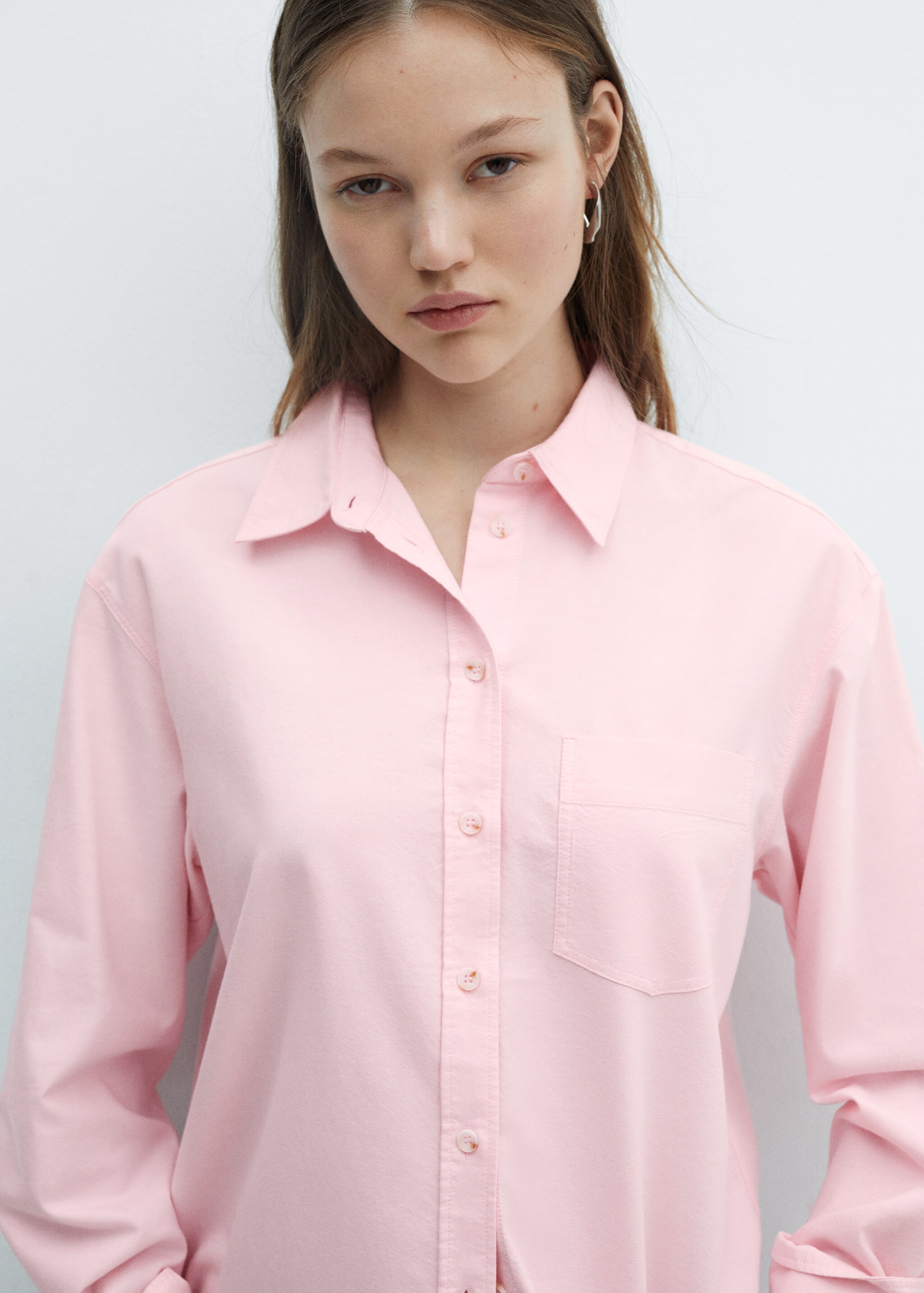 100% cotton pocket shirt - Details of the article 1