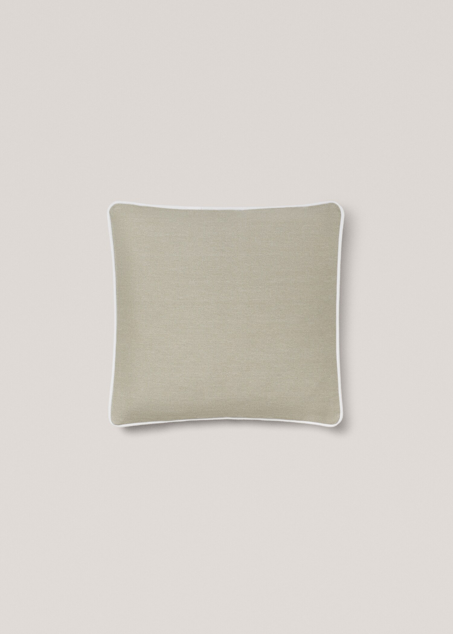 Povlak na polštářek s kontrastním lemováním 45 x 45 cm - Zboží bez modelu