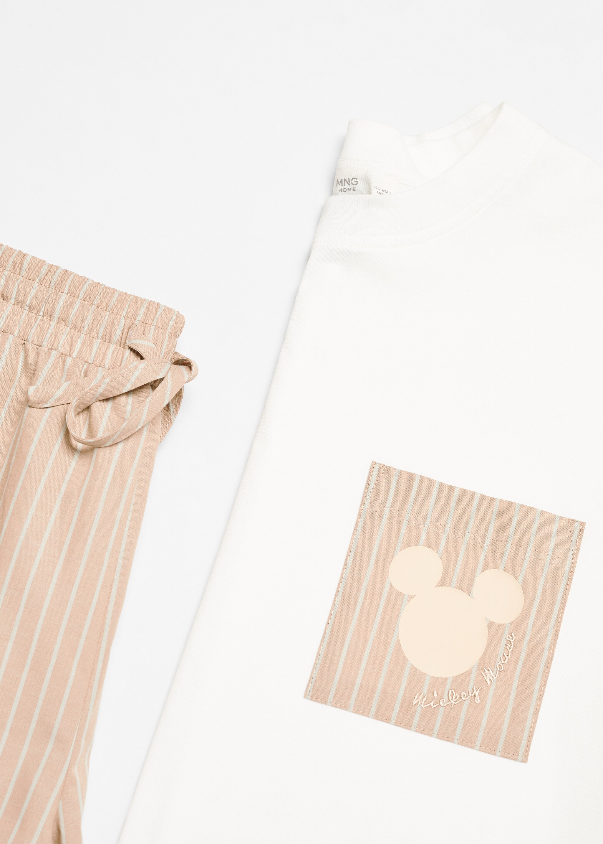 Two-piece striped Mickey Mouse pyjamas - Details of the article 8