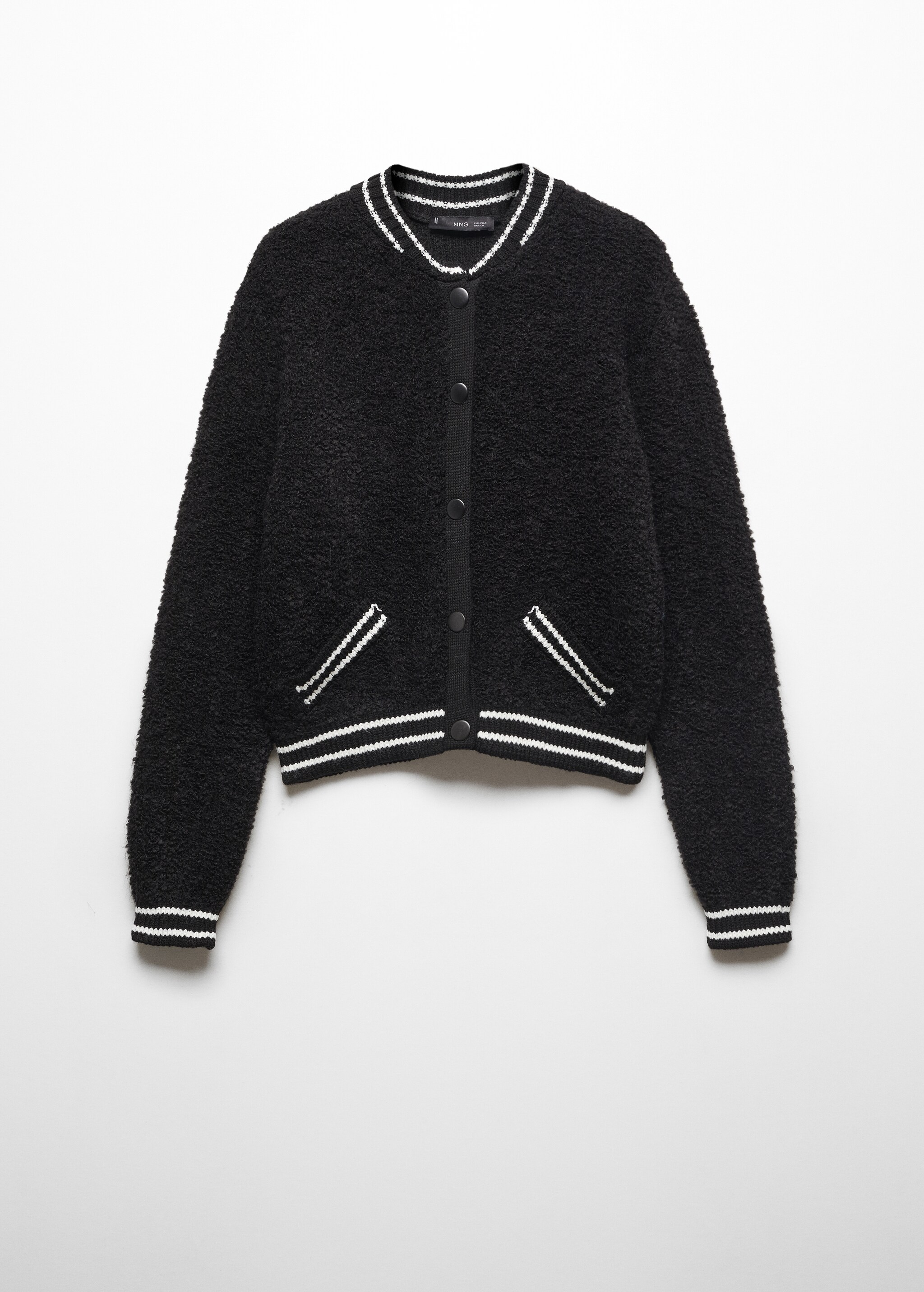Knitted bomber jacket - Article without model