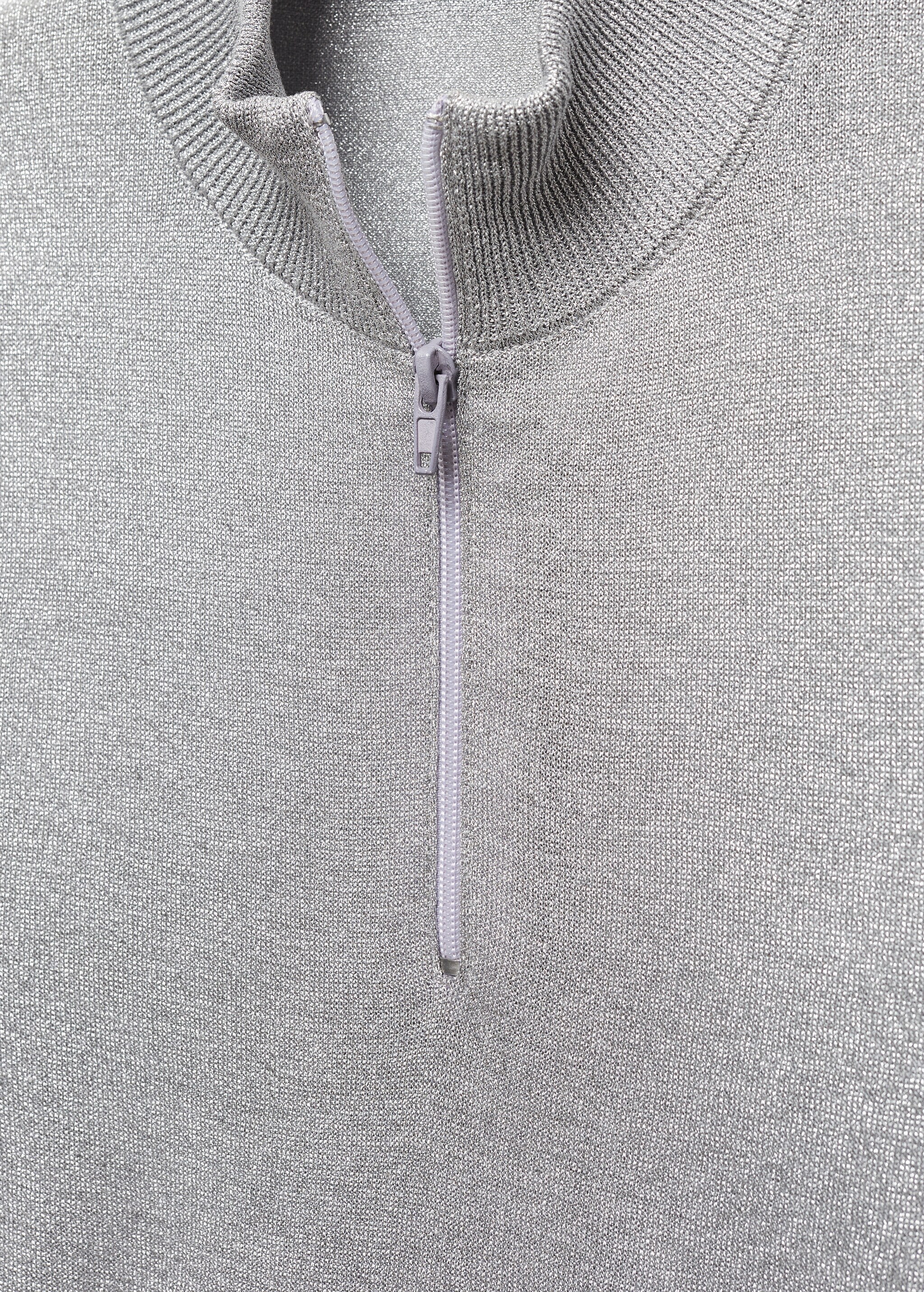 Zip knit sweater - Details of the article 8