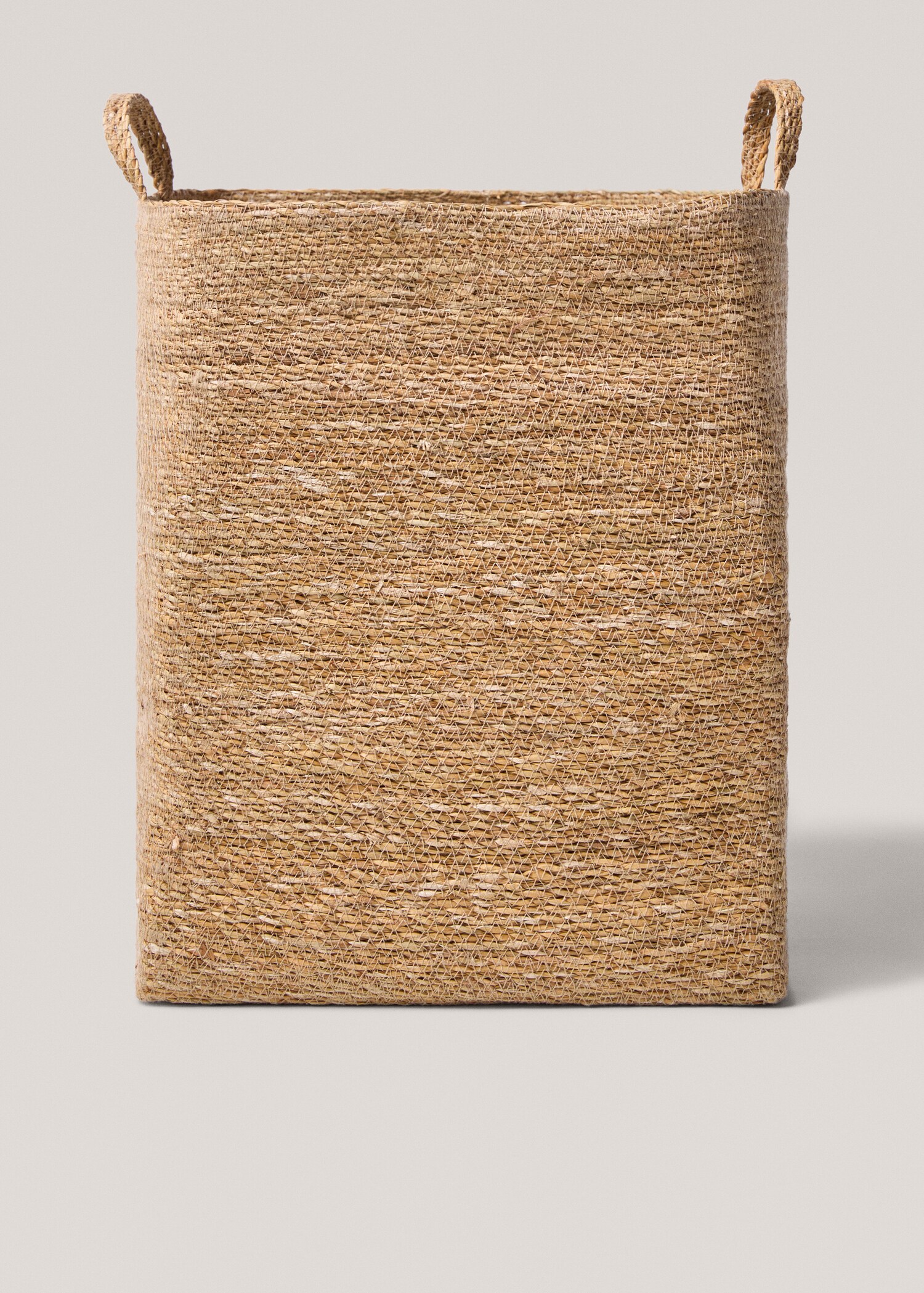 Natural fibre rectangular basket 35x49cm - Article without model