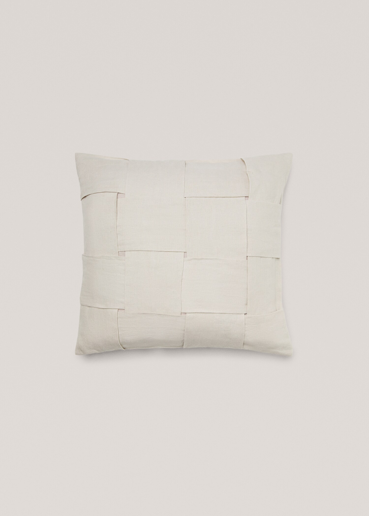 100% linen braided cushion case 50x50cm - Article without model
